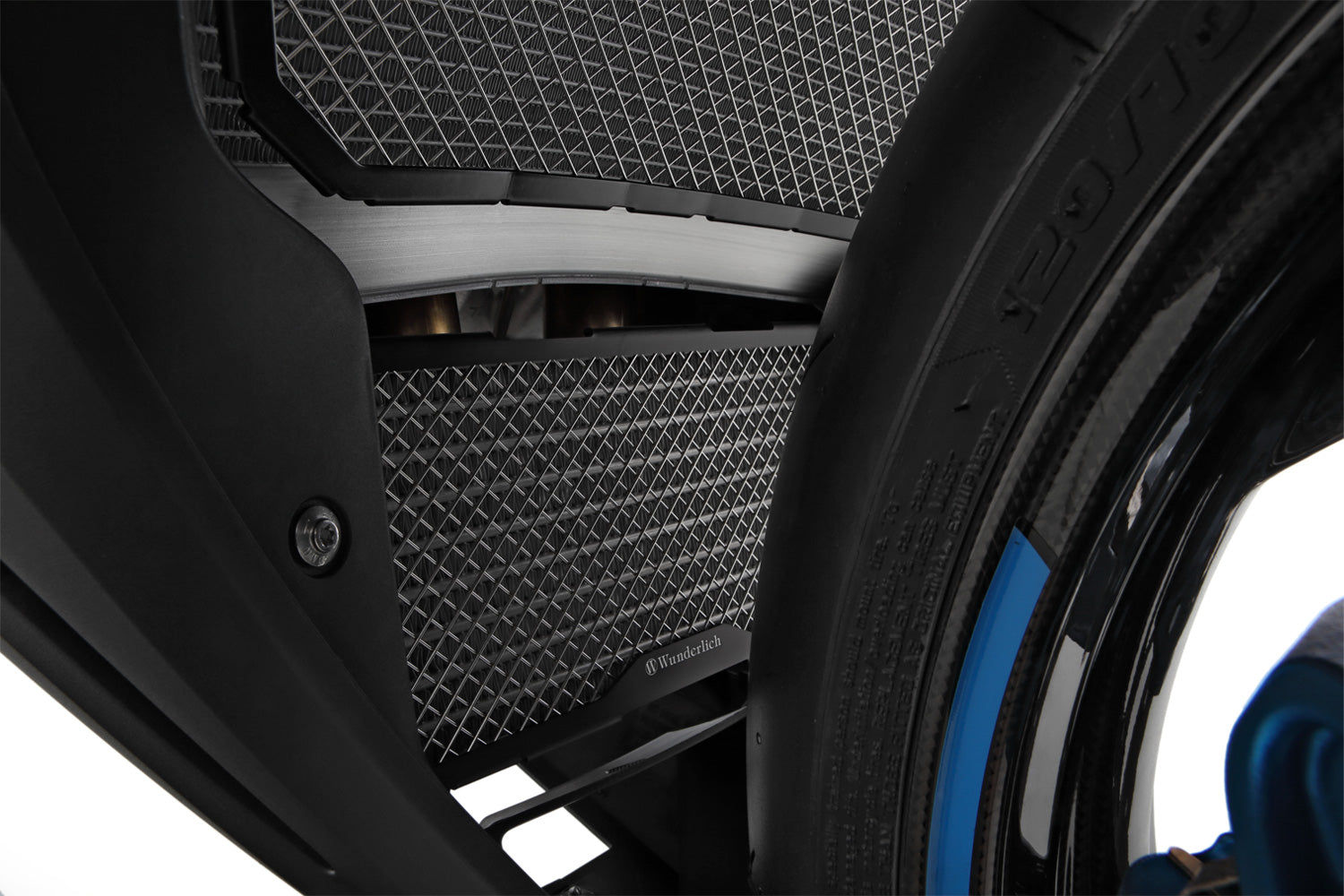 Wunderlich Oil Cooler Protection Grill | Black | BMW K 1600 Grand America -   Pyramid Motorcycle Accessories