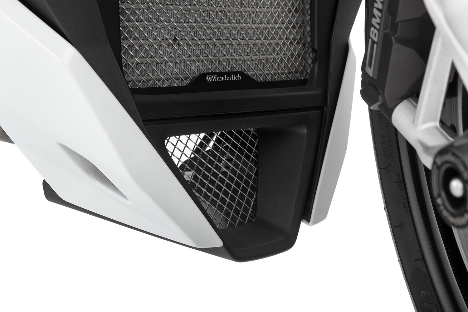 Wunderlich Protection Grille For Belly Pan | Black | BMW M 1000 R -   Pyramid Motorcycle Accessories