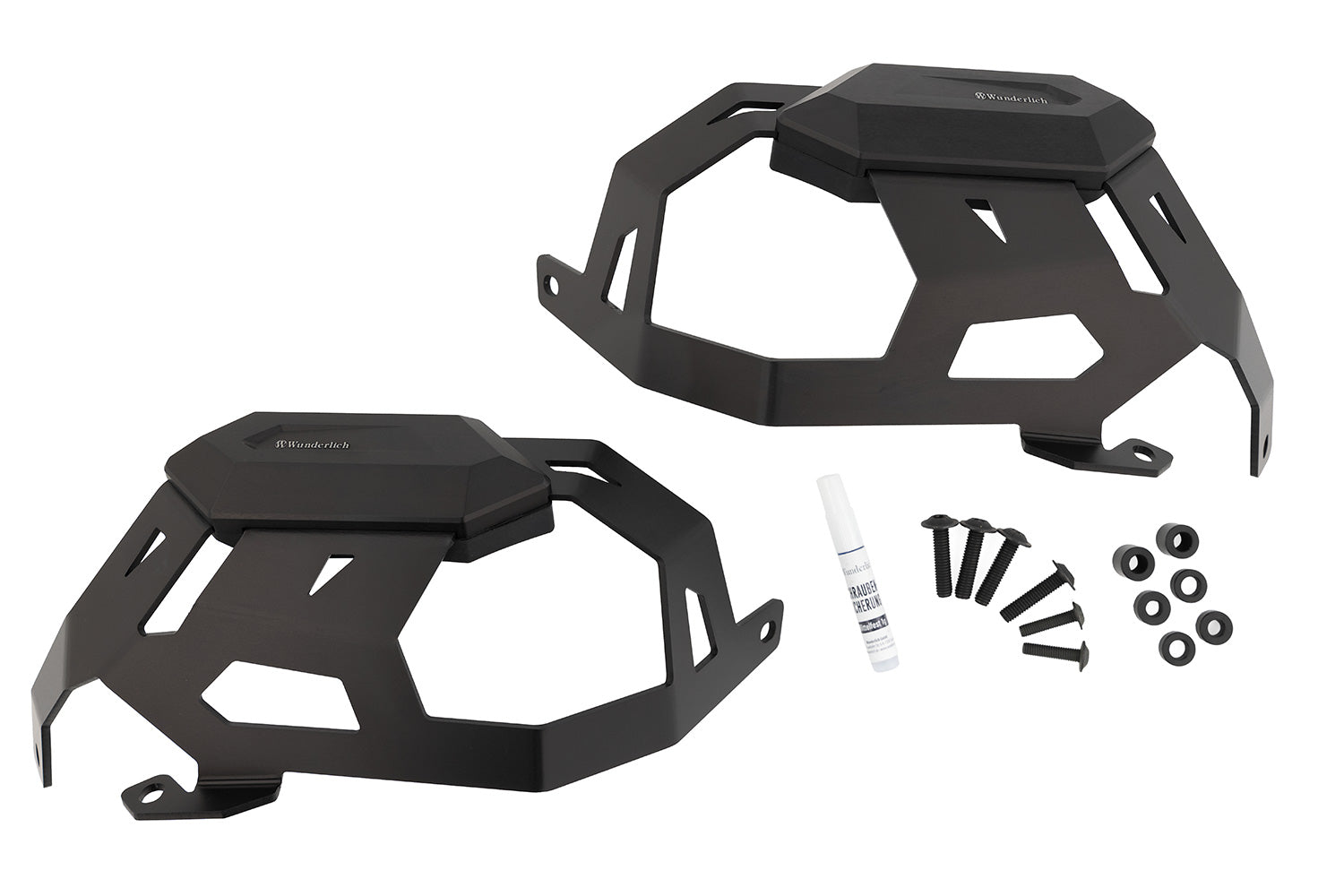 Wunderlich Valve Cover and Cylinder Protectors | Black | BMW R 12 -   Pyramid Motorcycle Accessories