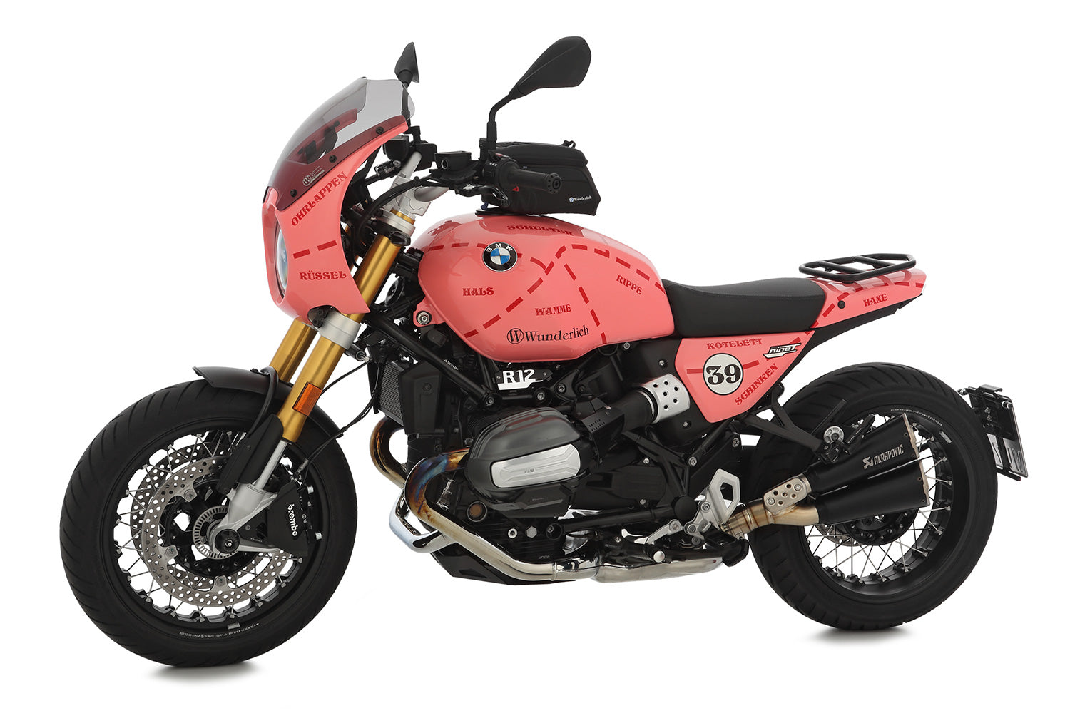 Wunderlich Valve Cover and Cylinder Protectors | Black | BMW R 12 -   Pyramid Motorcycle Accessories