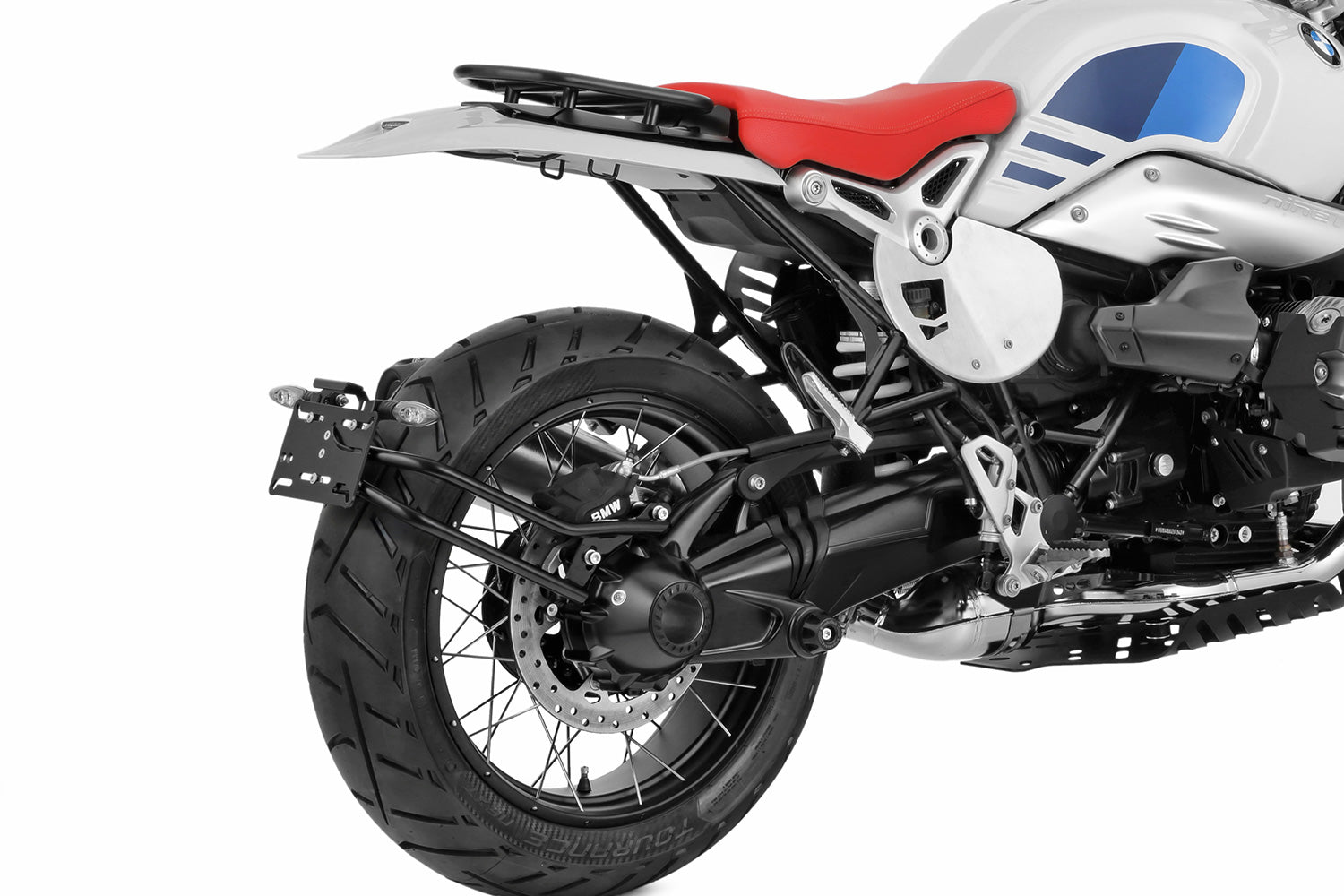 Wunderlich Bracket Incl. Kellermann Rhombus S Dark Indicator Set | Black | BMW R nineT -   Pyramid Motorcycle Accessories