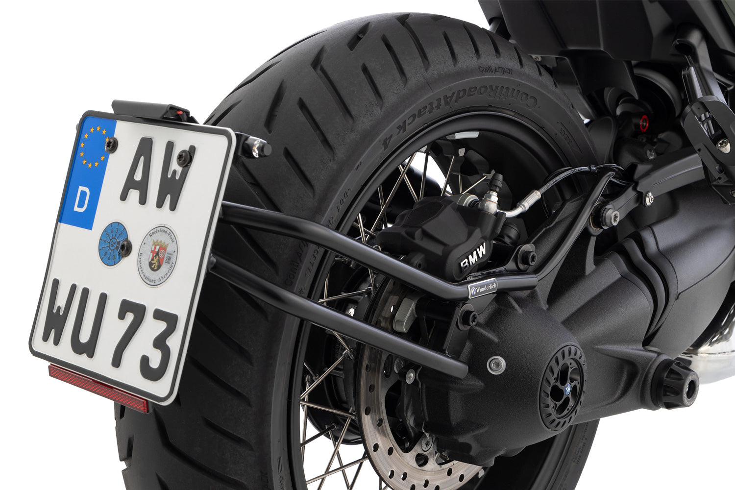 Wunderlich Tail Conversion Licence Plate Holder Sport | Black | BMW R 1250 R -   Pyramid Motorcycle Accessories