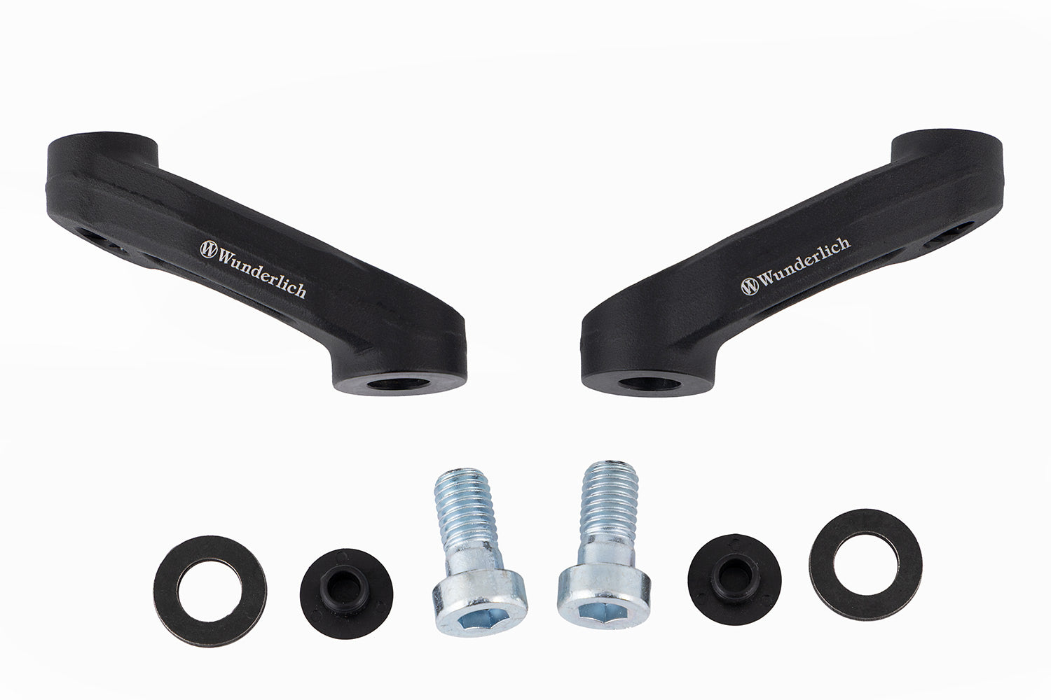 Wunderlich Mirror Adapter Up + Wide Set | Black | BMW C 400 X -   Pyramid Motorcycle Accessories