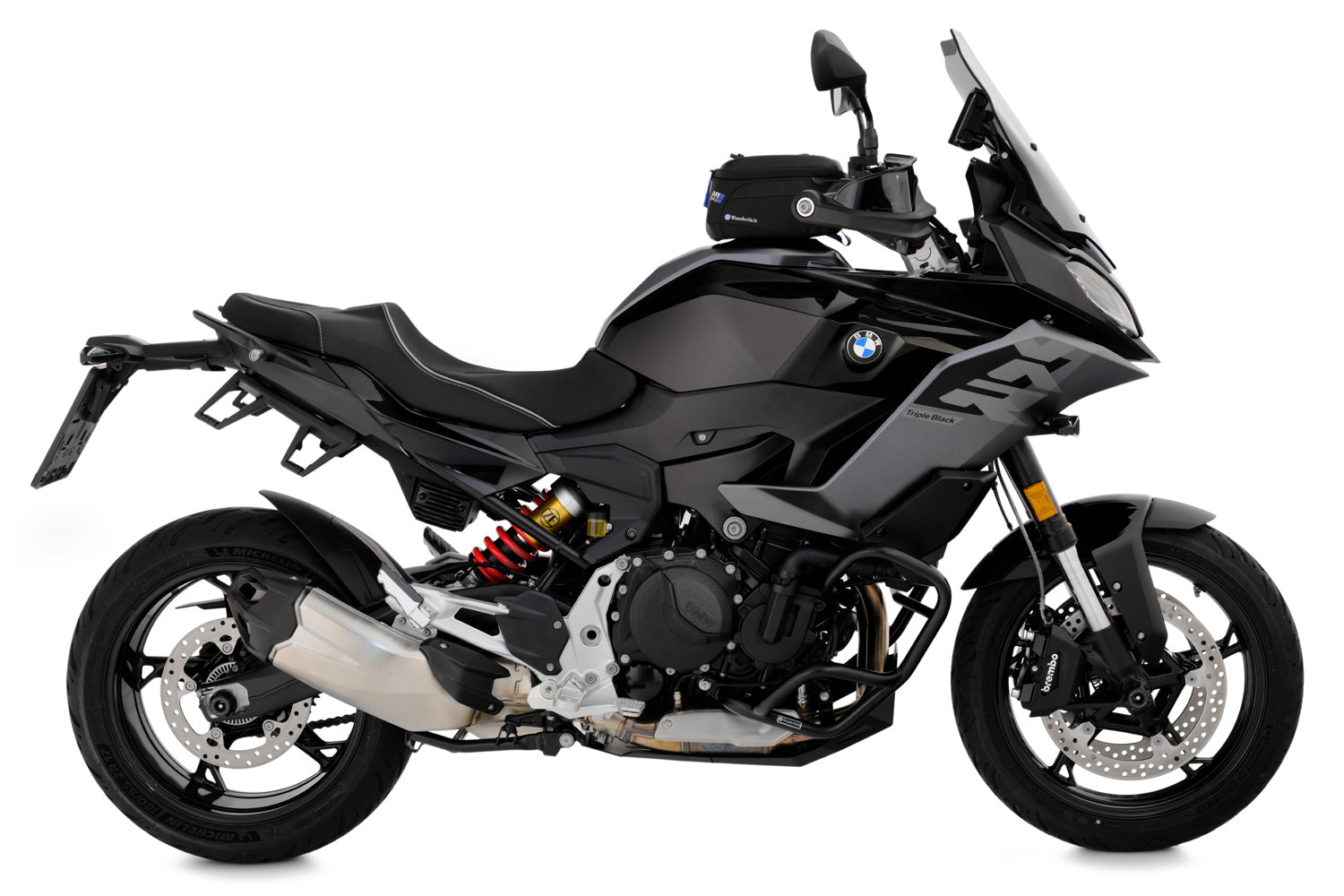 Wunderlich Windshield Reinforcement Orig Or Accessory Left and Right | Black -   Pyramid Motorcycle Accessories