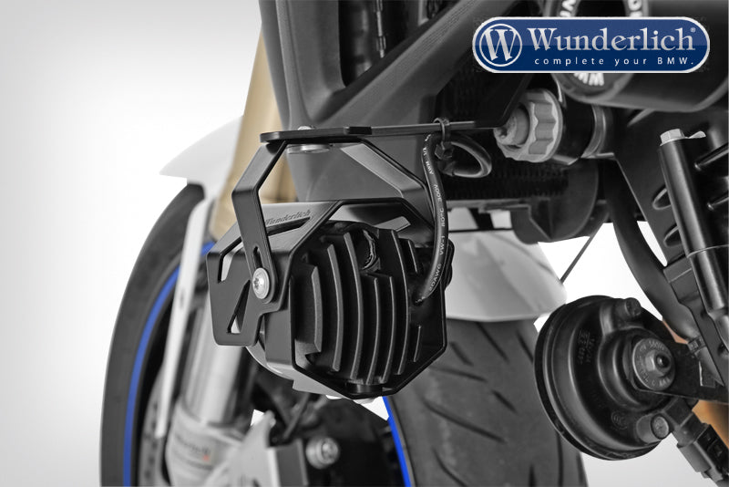 Wunderlich LED Additional Headlight Microflooter | Black | BMW F 800 R -   Pyramid Motorcycle Accessories