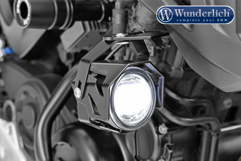 Wunderlich LED Additional Headlight Microflooter | Black | BMW F 800 R -   Pyramid Motorcycle Accessories
