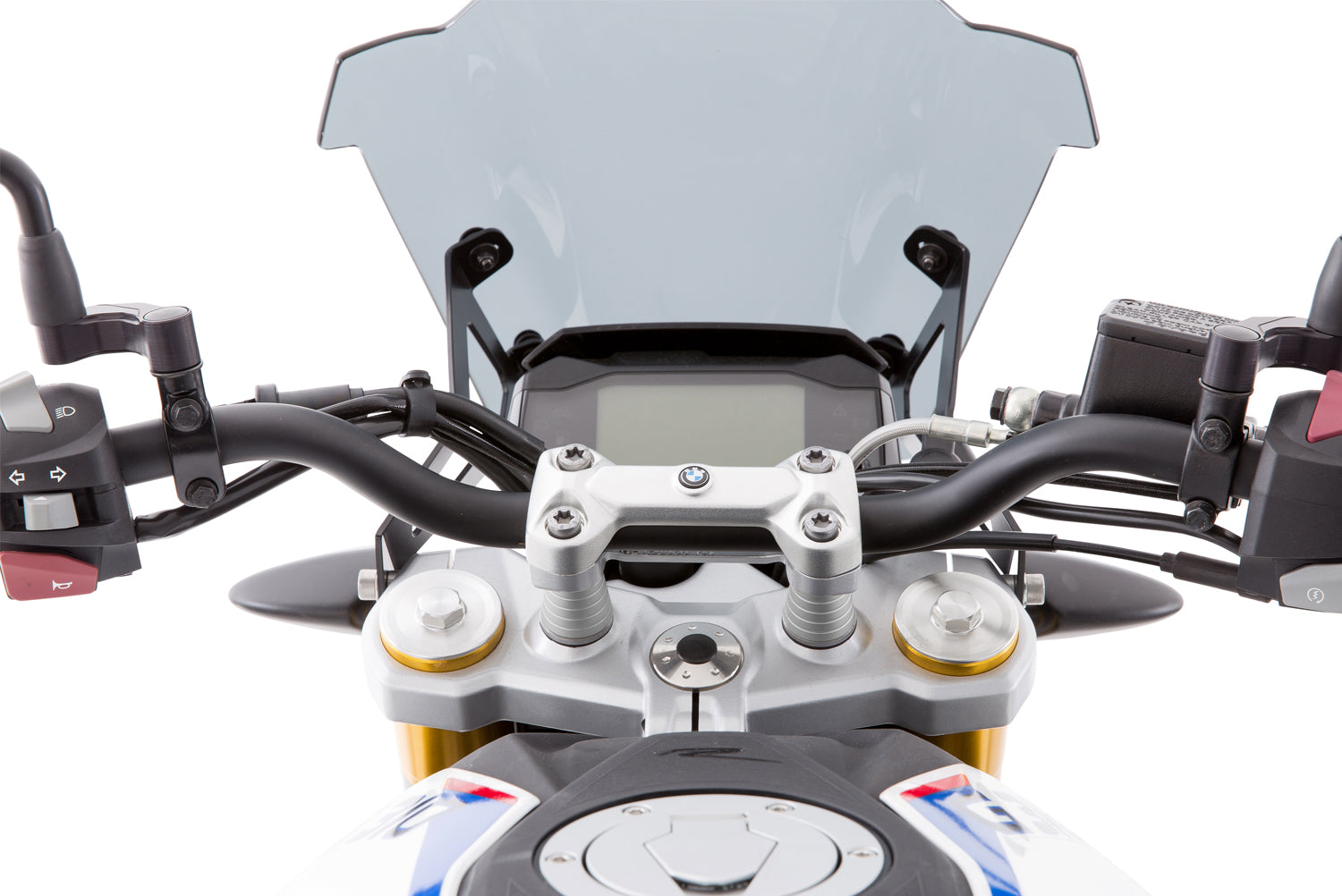 Wunderlich Ergo Handlebar Riser For Models with BMW | Silver -   Pyramid Motorcycle Accessories
