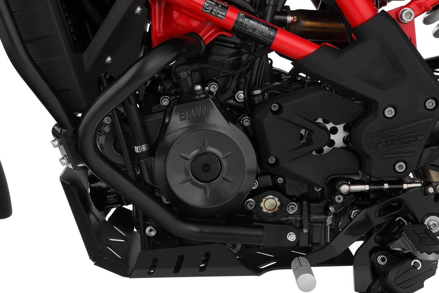 Wunderlich Engine Protection Bar Guard BMW | R 12 | Red -   Pyramid Motorcycle Accessories