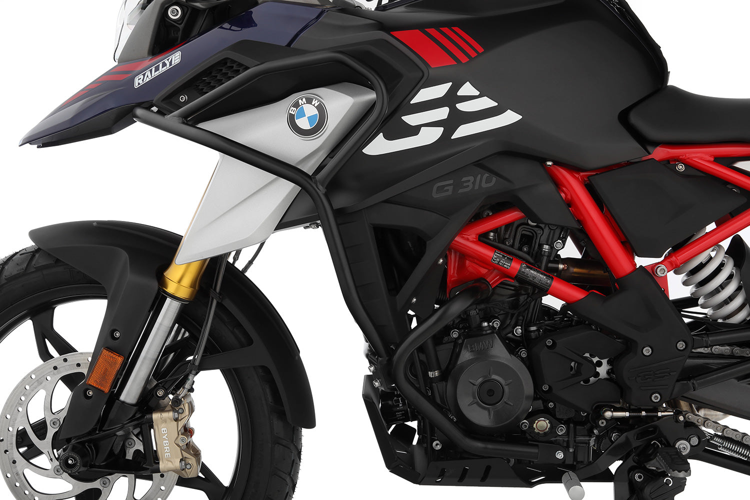Wunderlich Engine Protection Bar Guard BMW | R 12 | Red -   Pyramid Motorcycle Accessories