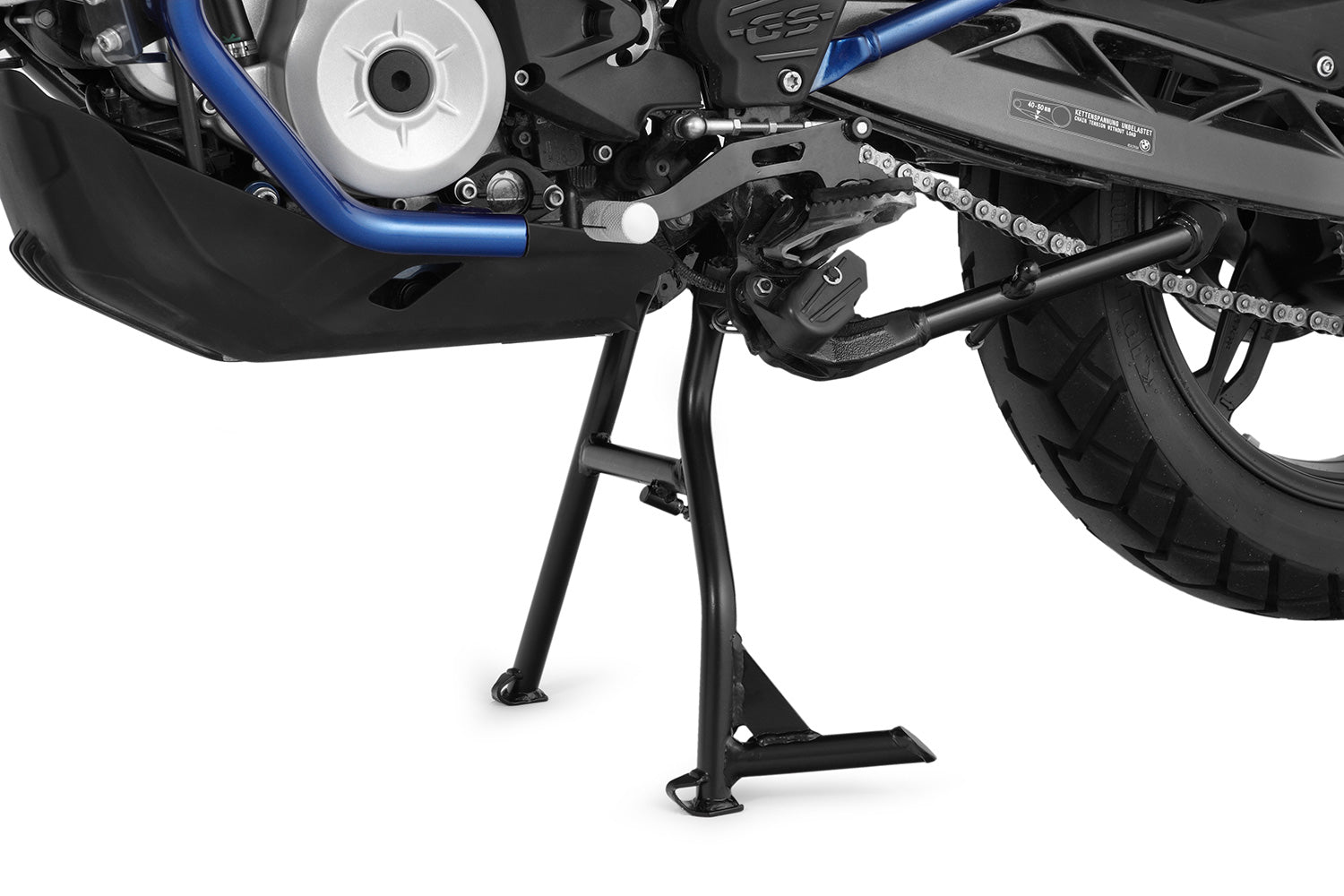 Wunderlich Centre Stand Protection Plate | Black -   Pyramid Motorcycle Accessories