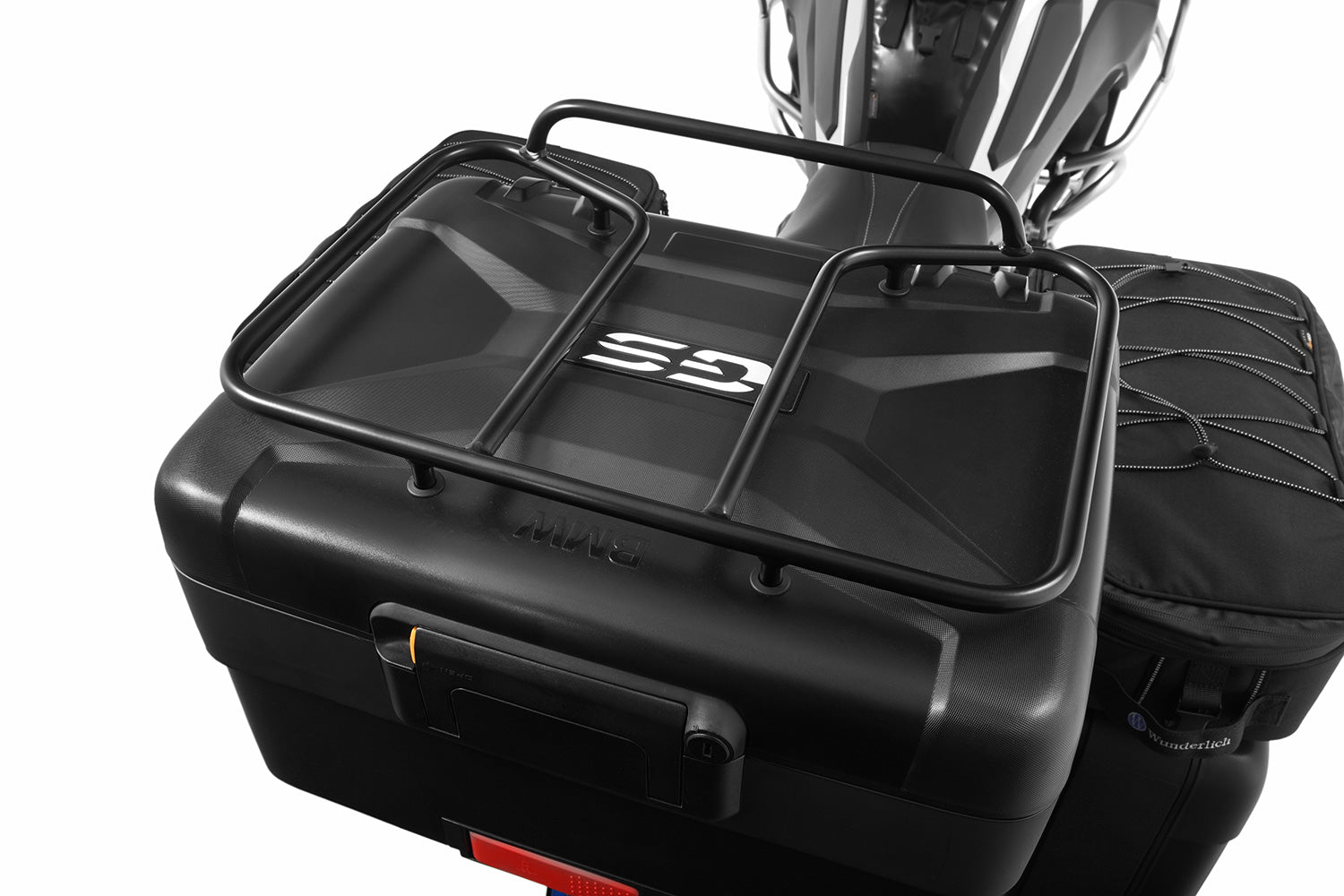 Wunderlich Top Case Railing For Original Vario | Black | BMW R 1250 GS Adventure -   Pyramid Motorcycle Accessories