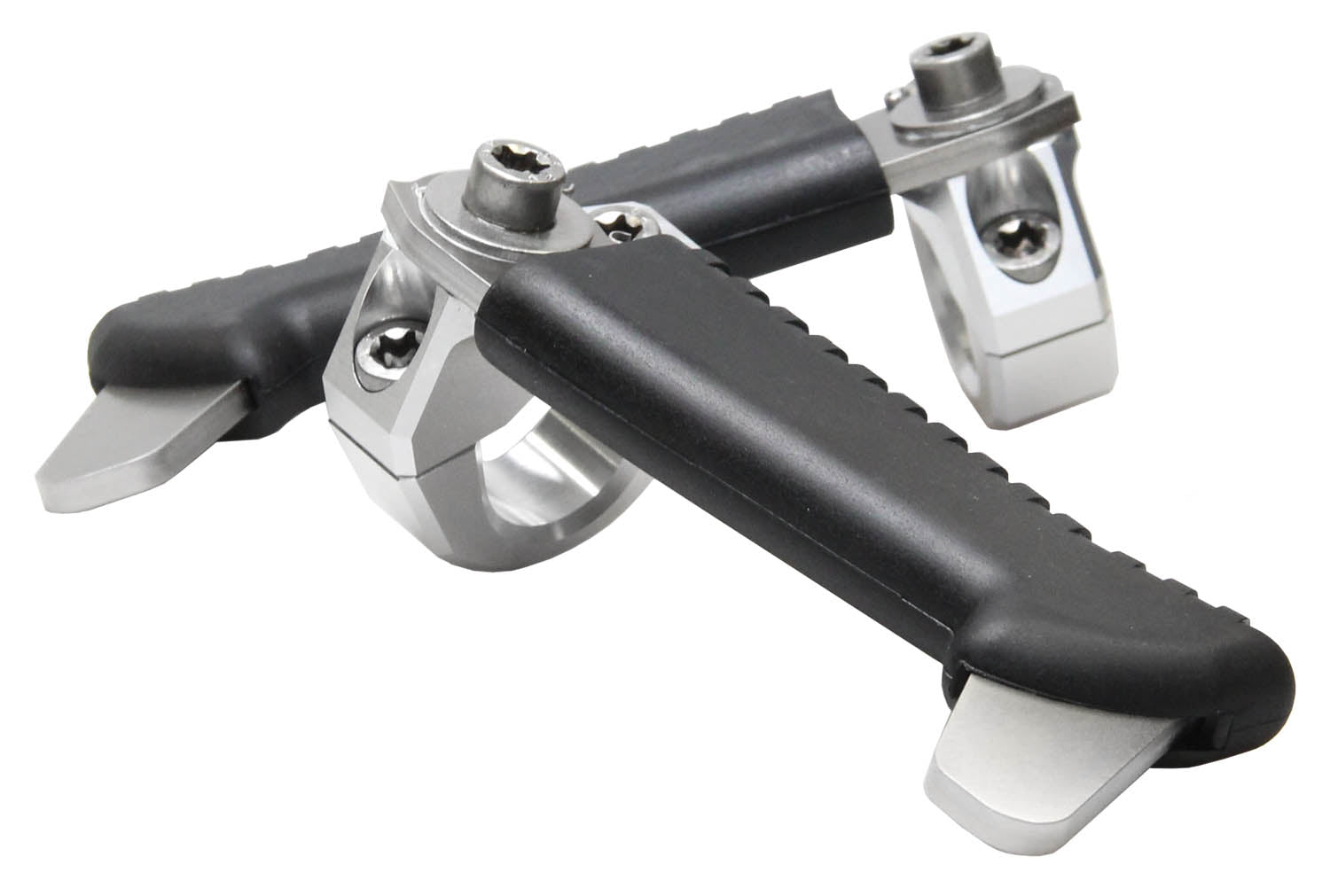 Wunderlich Protection Bar Foot Rests Left and Right | Black | BMW R 1200 RT -   Pyramid Motorcycle Accessories