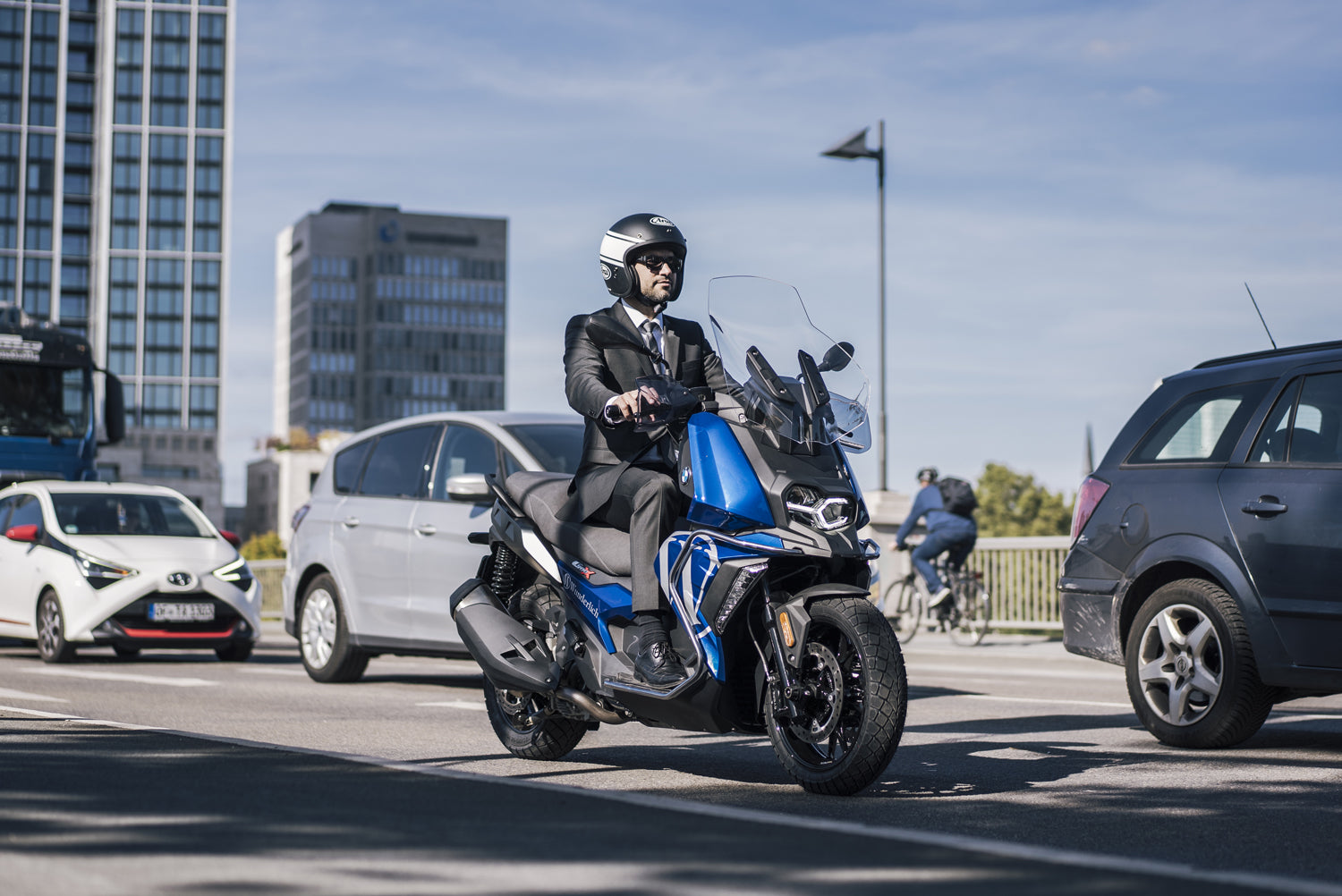 Wunderlich System Protection Bar | Black | BMW C 400 X -   Pyramid Motorcycle Accessories
