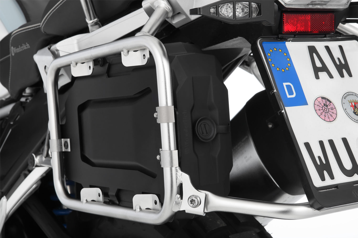 Wunderlich Tool Box Lock for Models without Case Carrier incl Two Keys | Black | BMW R 1250 GS Adventure -   Pyramid Motorcycle Accessories