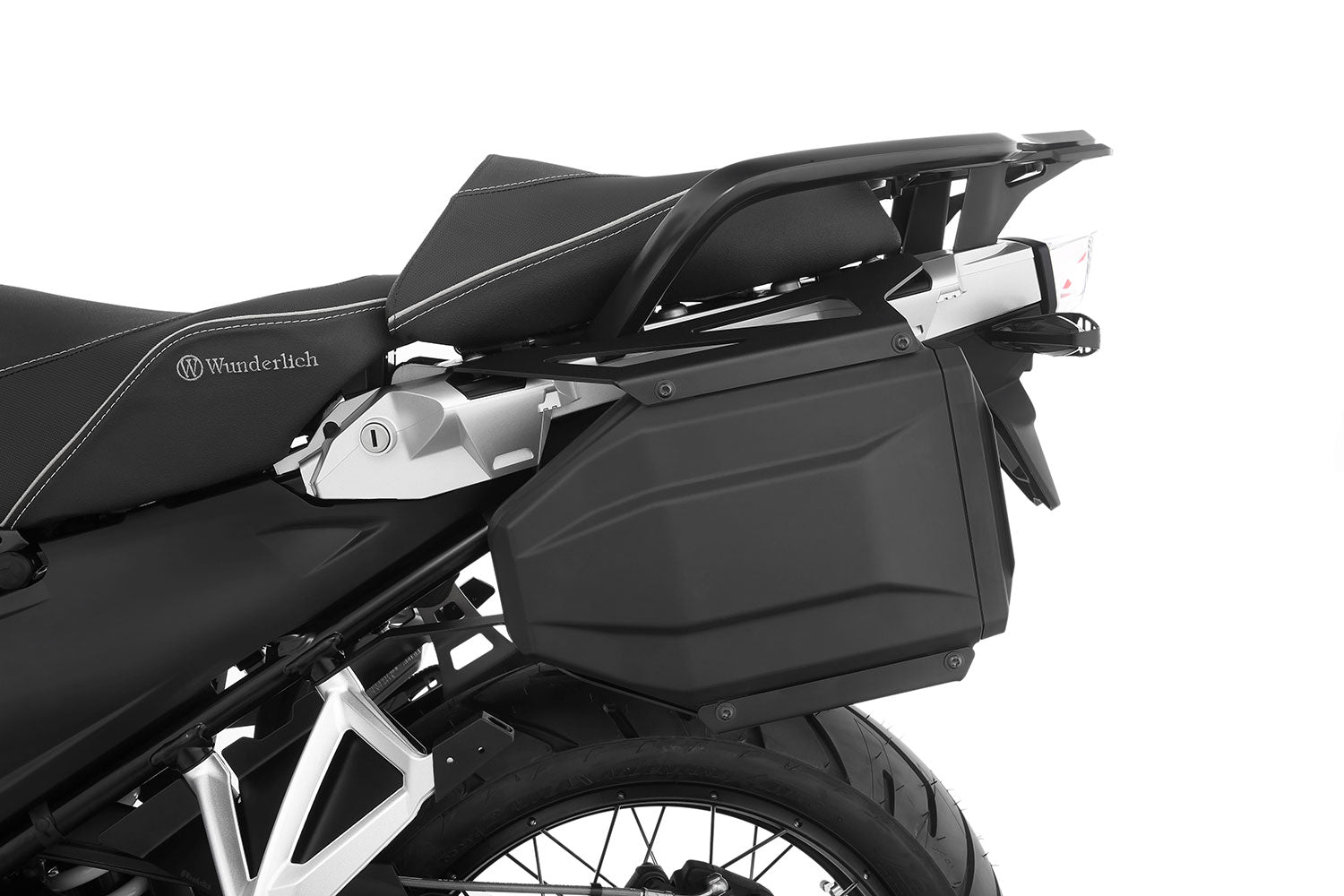 Wunderlich Tool Box for Models without Vario Case Mounts Original Keys | Black | R 1300 GS -   Pyramid Motorcycle Accessories