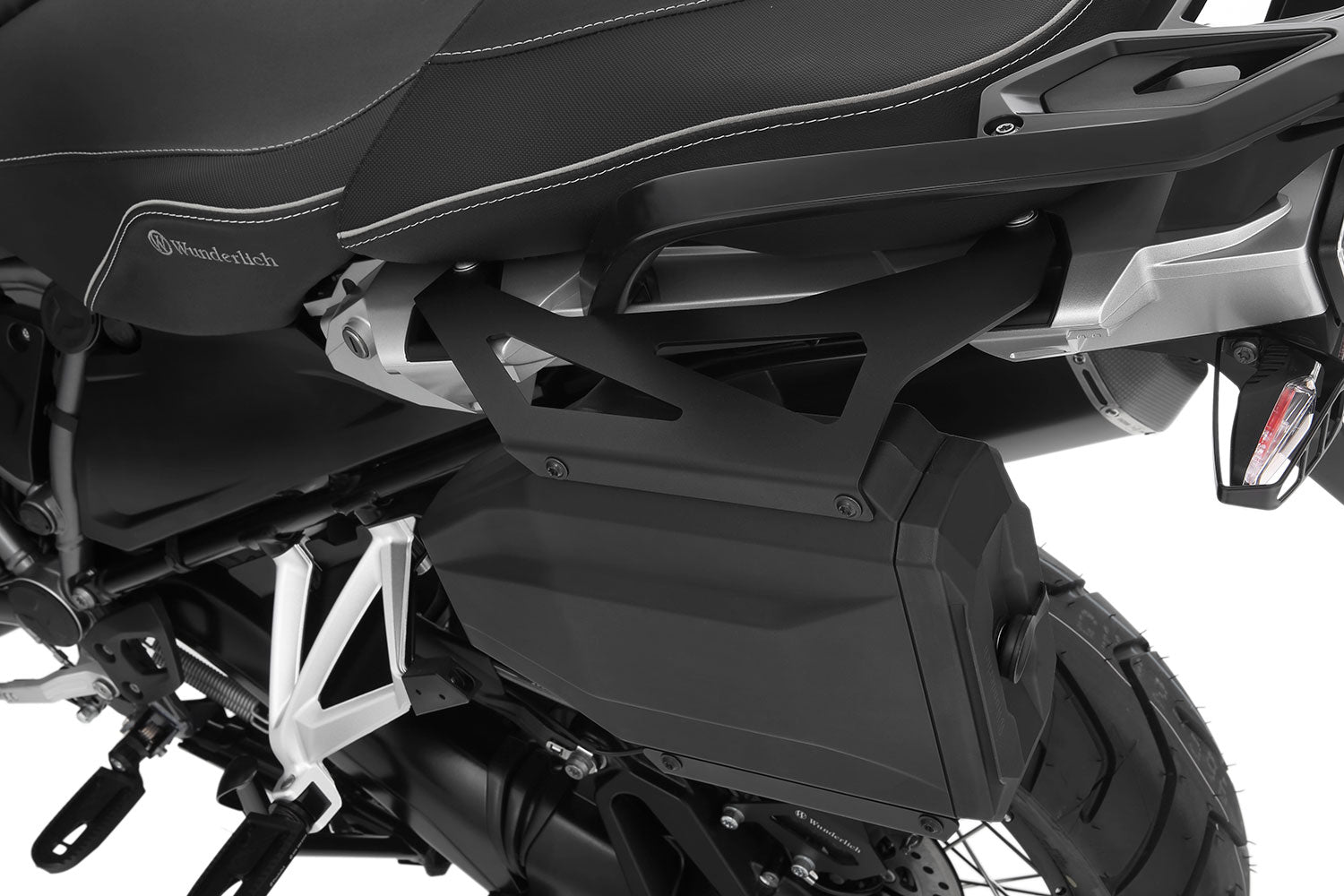 Wunderlich Tool Box for Models without Vario Case Mounts Original Keys | Black | R 1300 GS -   Pyramid Motorcycle Accessories