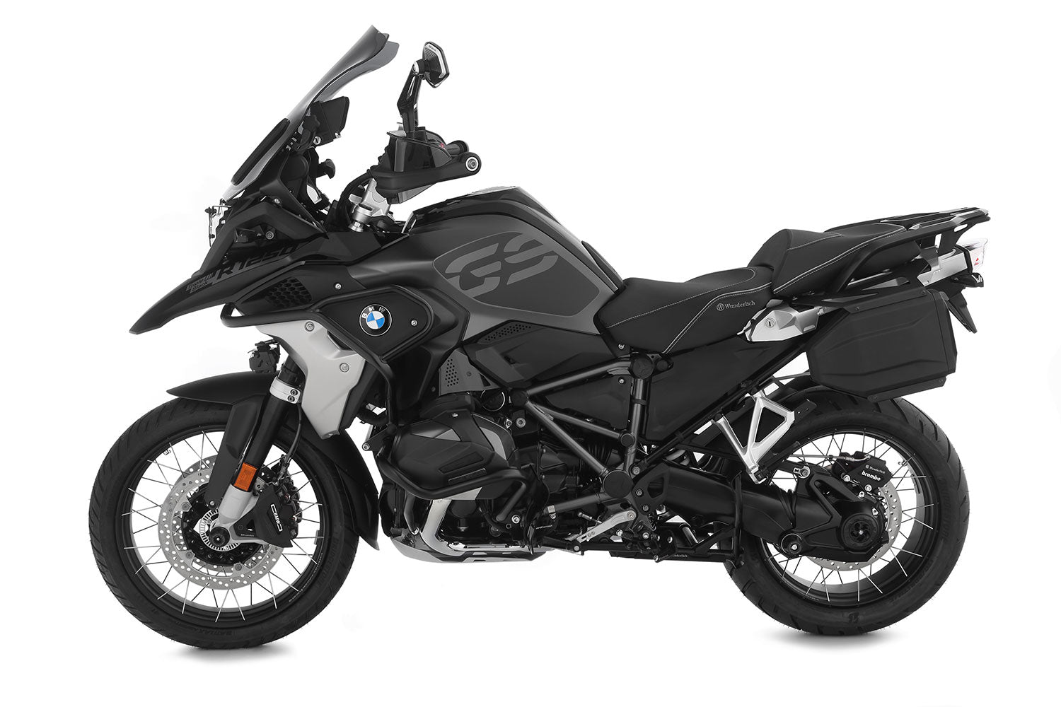 Wunderlich Tool Box for Models without Vario Case Mounts Original Keys | Black | R 1300 GS -   Pyramid Motorcycle Accessories