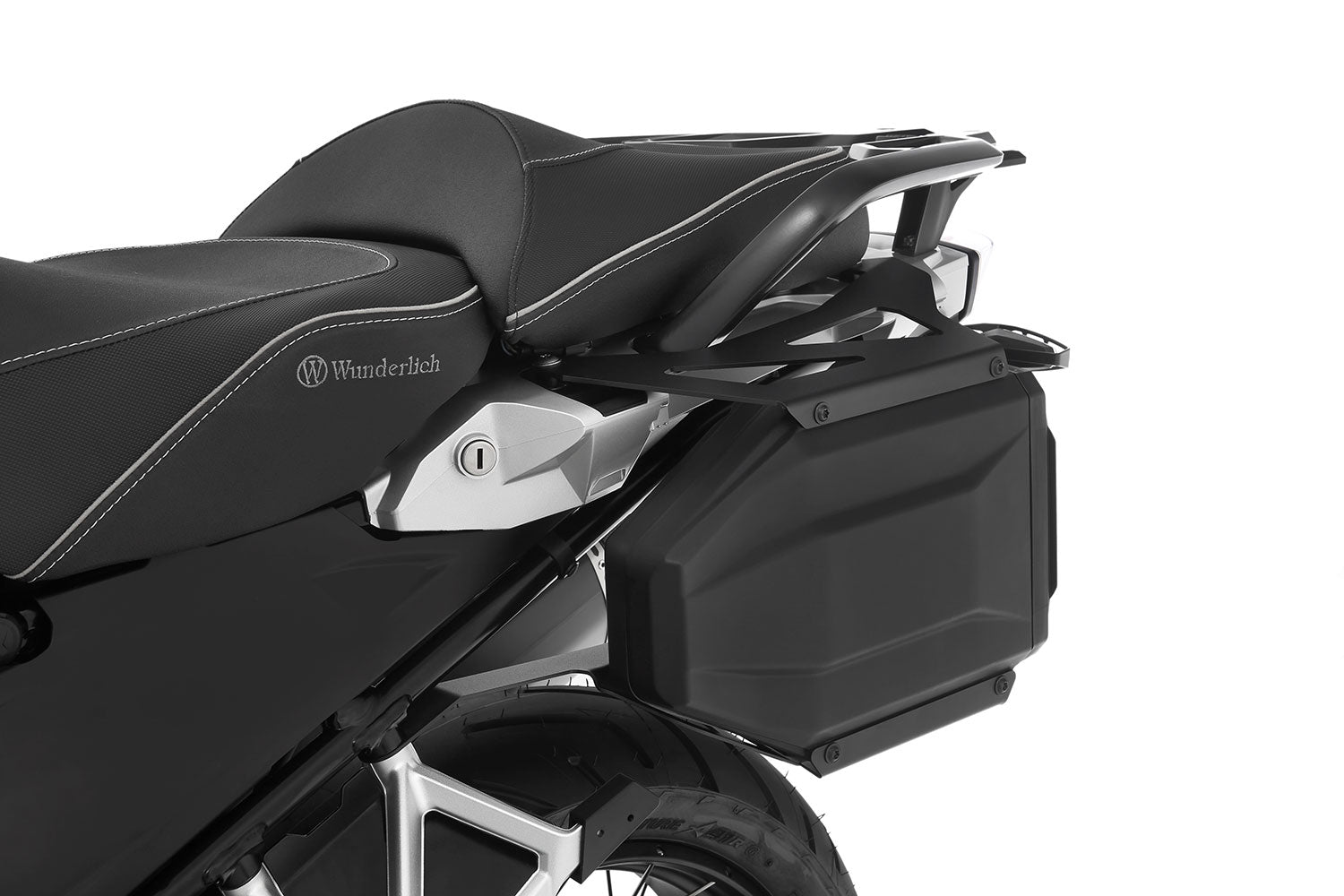 Wunderlich Tool Box Standard Lock Suitable for Pannier Racks incl two keys | Black | BMW R 1300 GS Adventure -   Pyramid Motorcycle Accessories