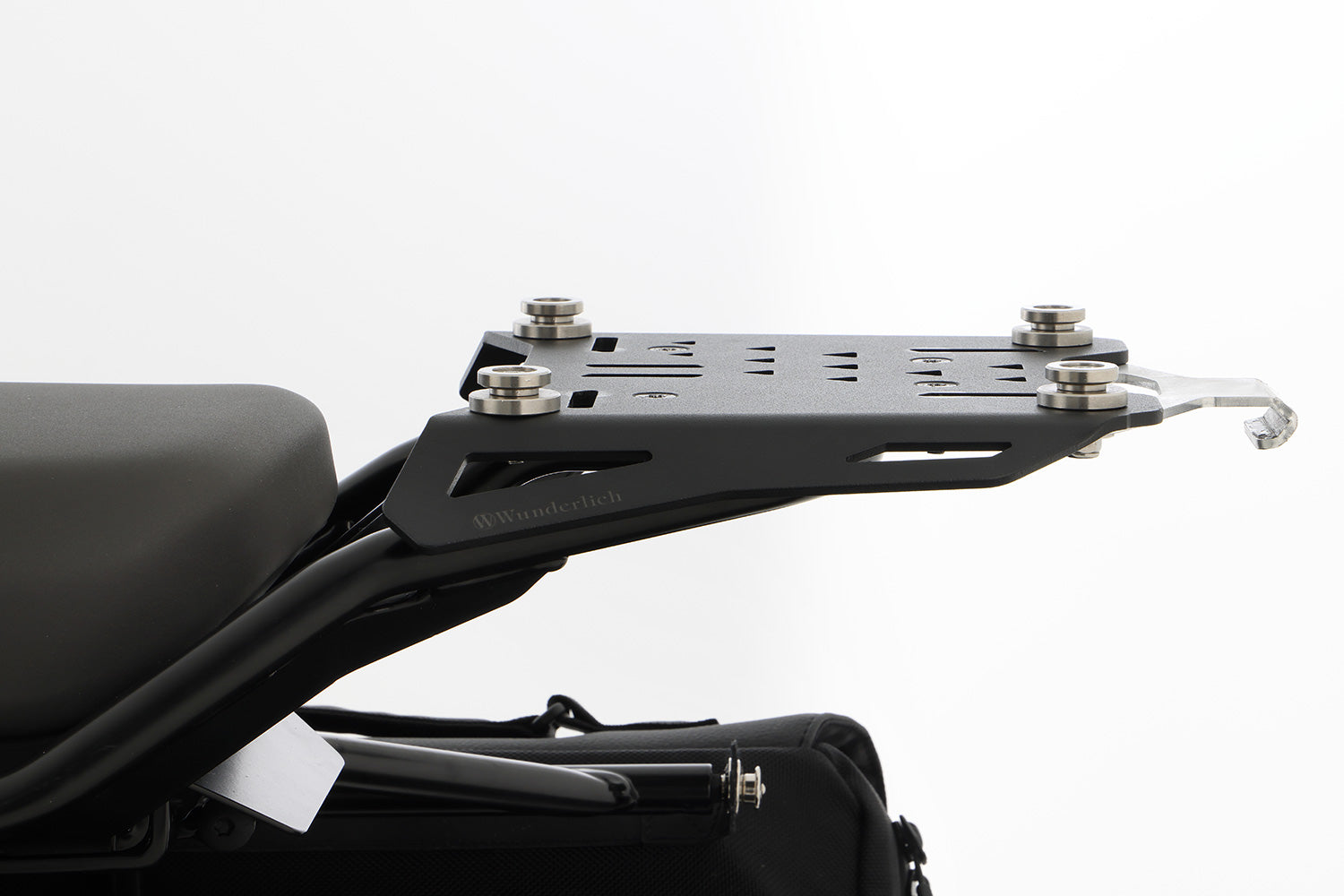 Wunderlich Top Case Carrier X-Rack for Models With Original Tube | Black | BMW R 1250 GS Adventure -   Pyramid Motorcycle Accessories