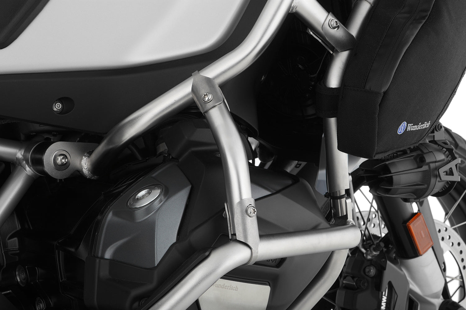 Wunderlich Ultimate Supplementary Tank Protection Bar | Black-Silver | BMW R 1300 GS Adventure -   Pyramid Motorcycle Accessories