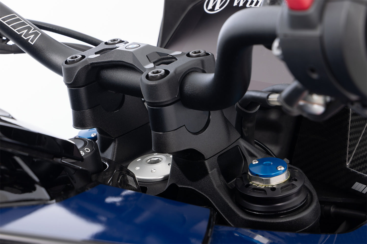 Wunderlich Handlebar Riser Ergo 20mm | Silver | BMW S 1000 XR -   Pyramid Motorcycle Accessories