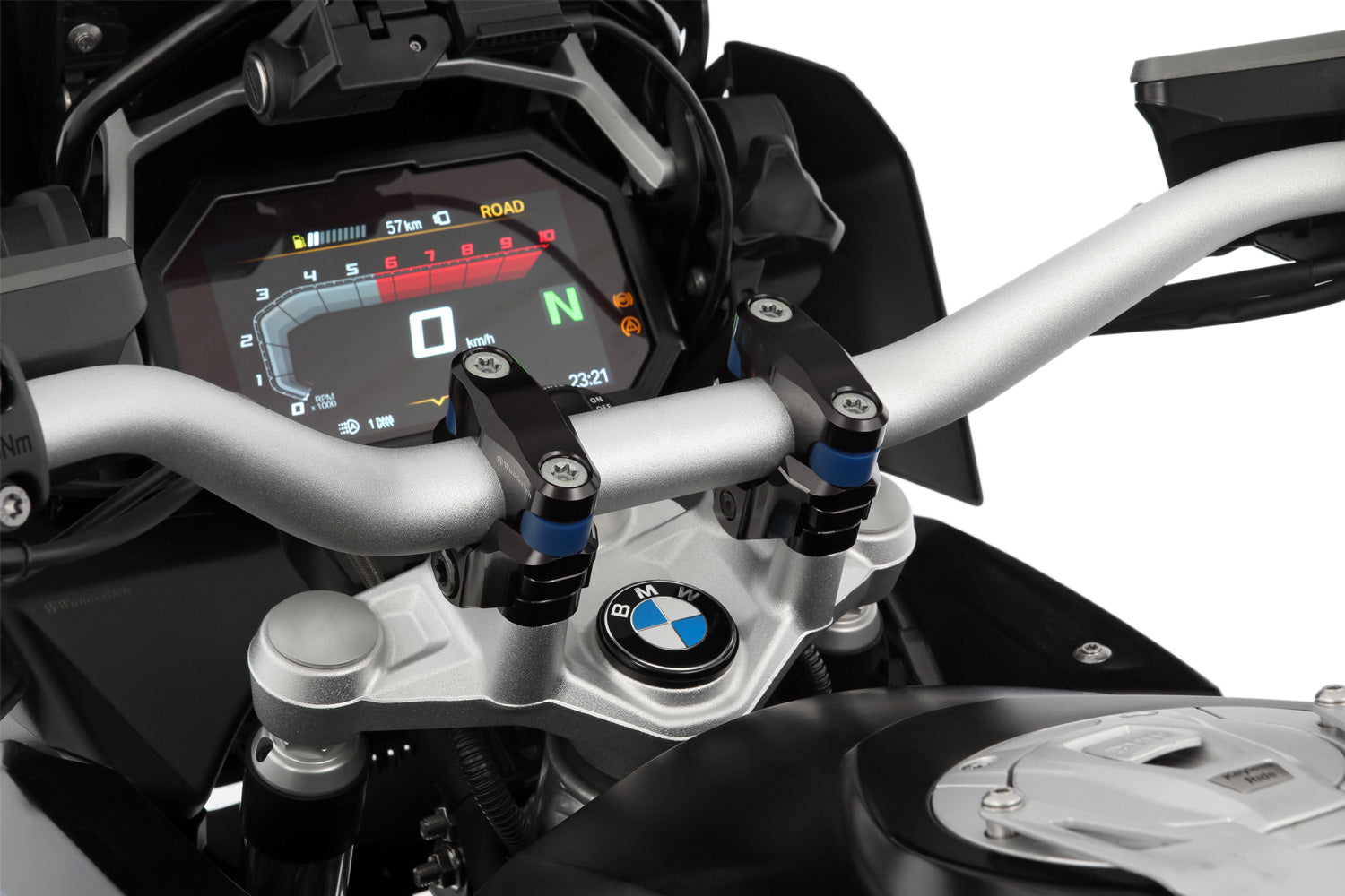 Wunderlich Ergo Proflex Handlebar Riser 27mm | Black -   Pyramid Motorcycle Accessories