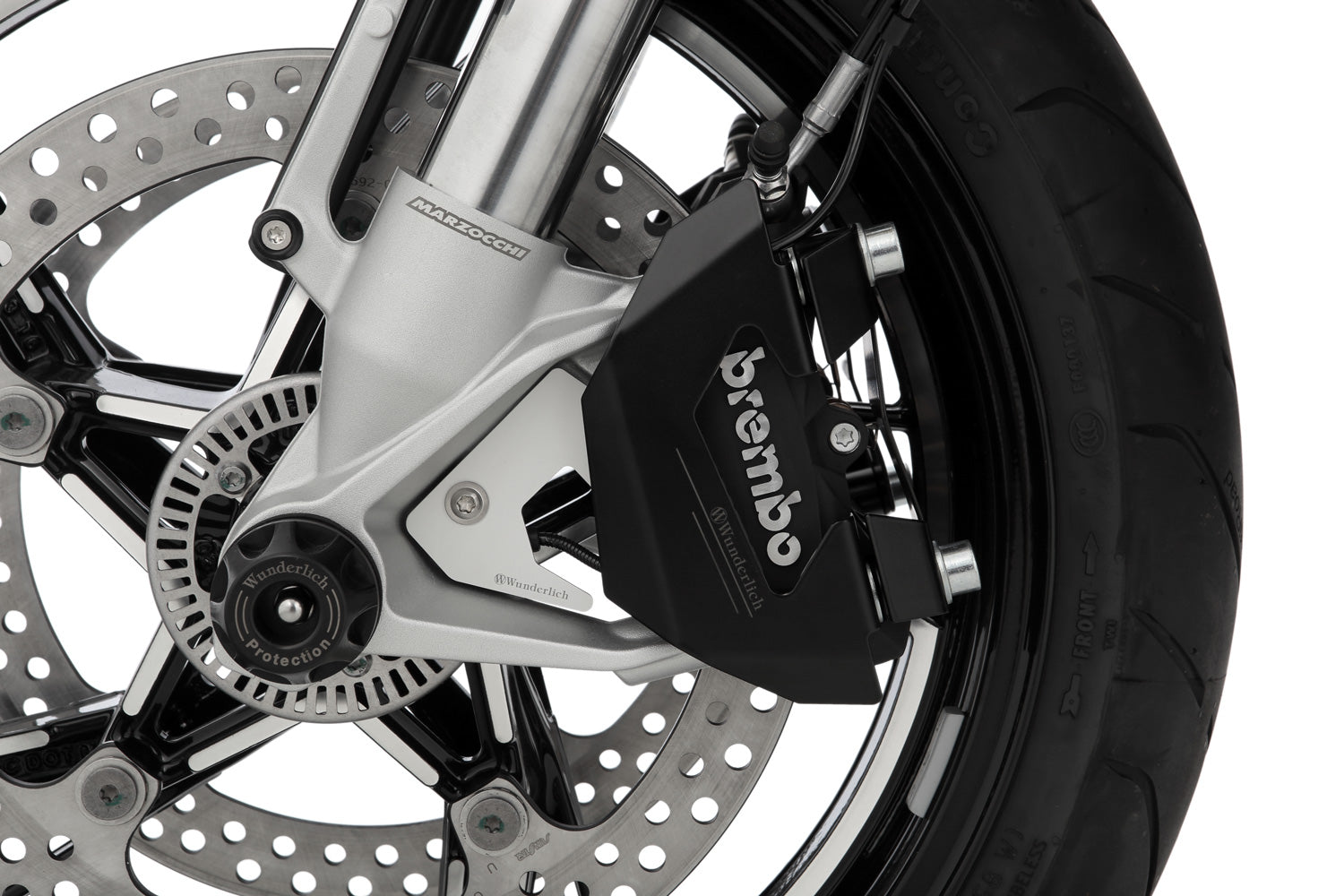 Wunderlich ABS Sensor Protection | Silver | R 12 nineT -   Pyramid Motorcycle Accessories
