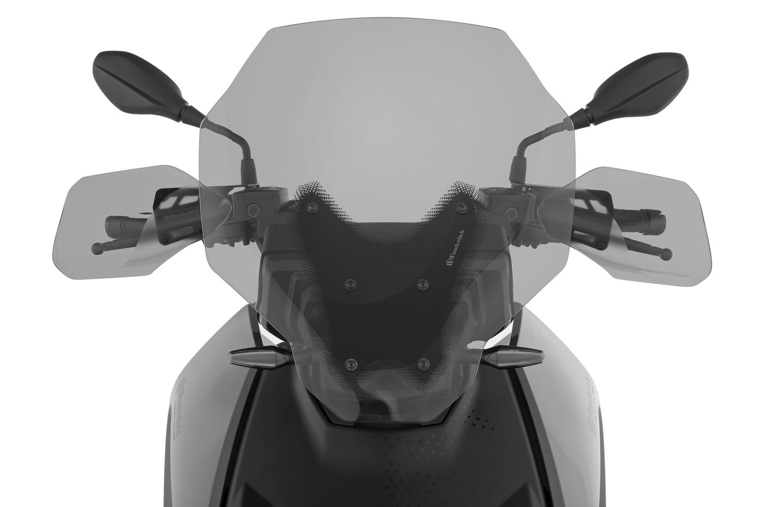 Wunderlich Adapter Set For Hand Guards and Windshield | Black -   Pyramid Motorcycle Accessories