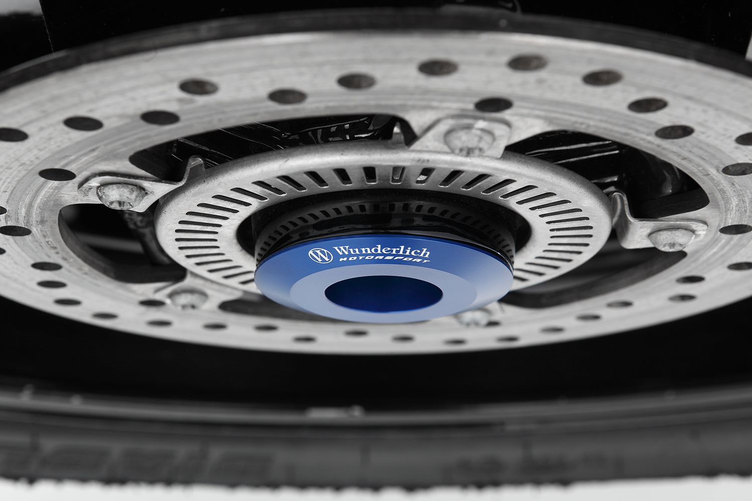 Wunderlich Trackday Back Wheel Spacing Sleeve Chain Side | Blue | BMW F 900 XR -   Pyramid Motorcycle Accessories