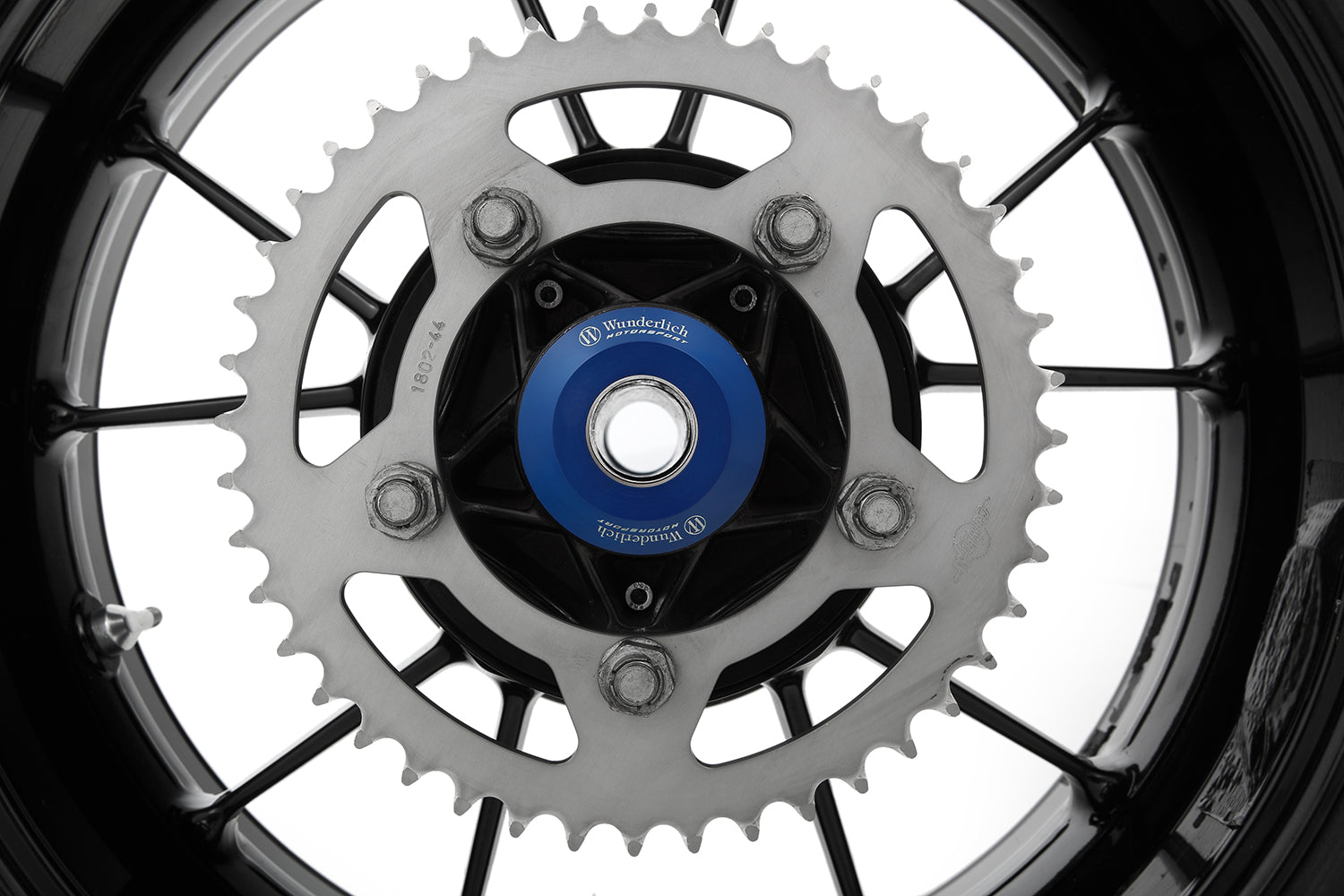 Wunderlich Trackday Back Wheel Spacing Sleeve Chain Side | Blue | BMW S 1000 XR -   Pyramid Motorcycle Accessories
