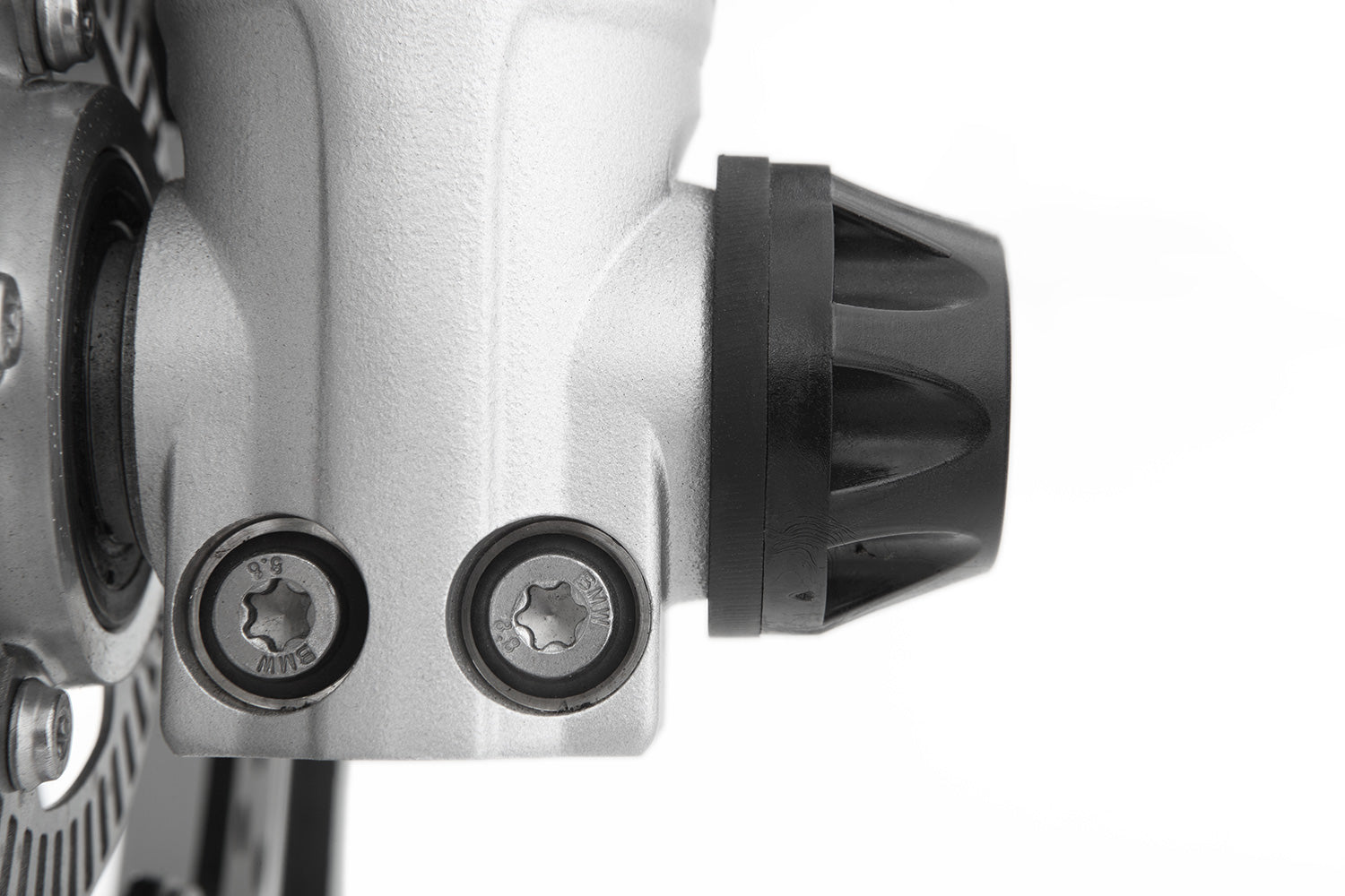 Wunderlich Protection Pad Wheel Doubleshock Front | Black | BMW R nineT -   Pyramid Motorcycle Accessories