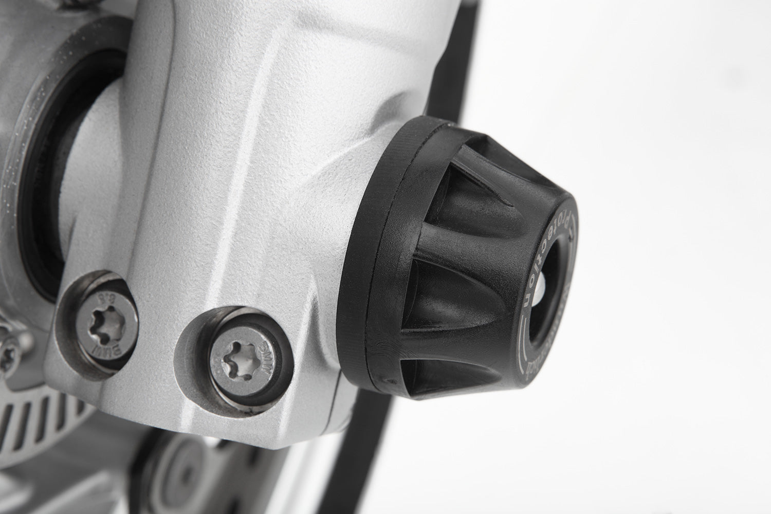 Wunderlich Protection Pad Wheel Doubleshock Front | Black | BMW R nineT -   Pyramid Motorcycle Accessories