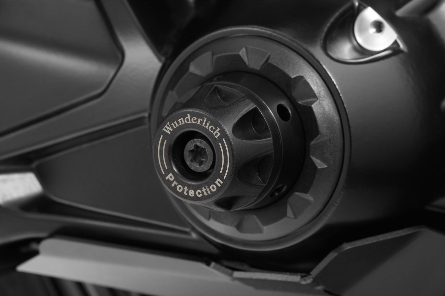 Wunderlich Crash Pad Hub Cover | Titanium -   Pyramid Motorcycle Accessories