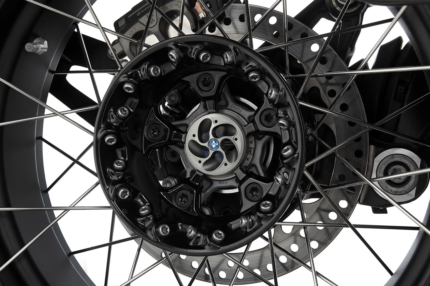 Wunderlich Crash Pad Hub Cover | Titanium -   Pyramid Motorcycle Accessories
