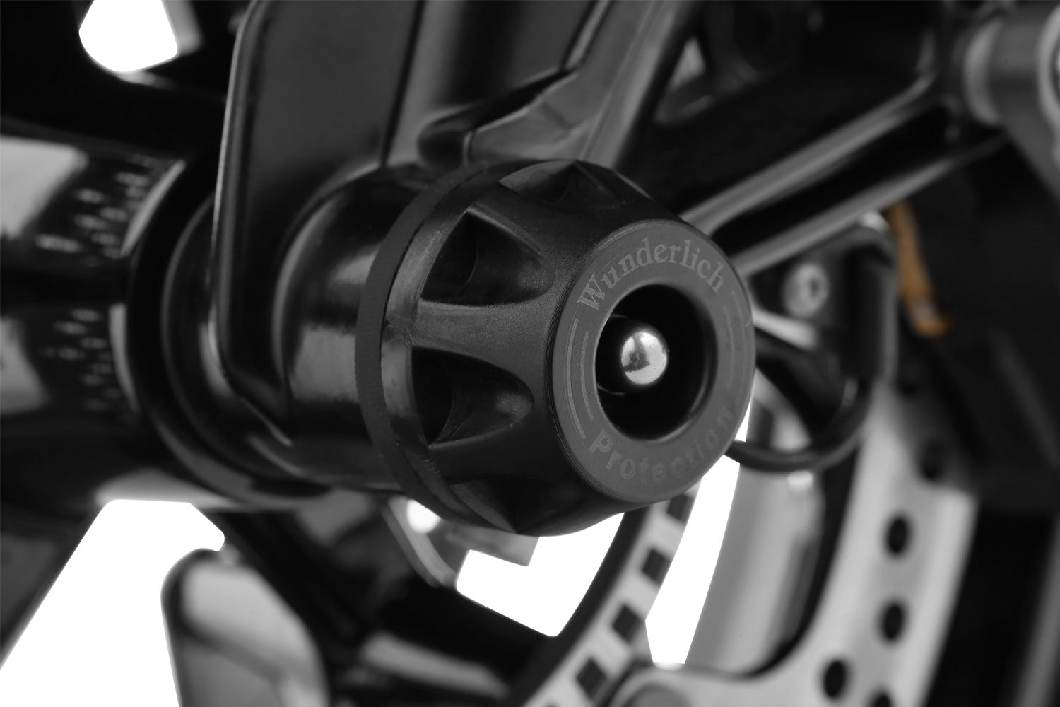 Wunderlich “Doubleshock” Axle Protection Pads | Black -   Pyramid Motorcycle Accessories