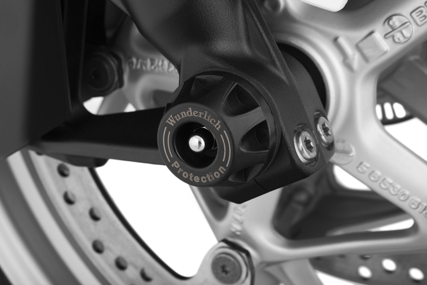 Wunderlich Doubleshock Frame Crash Pad | Black -   Pyramid Motorcycle Accessories