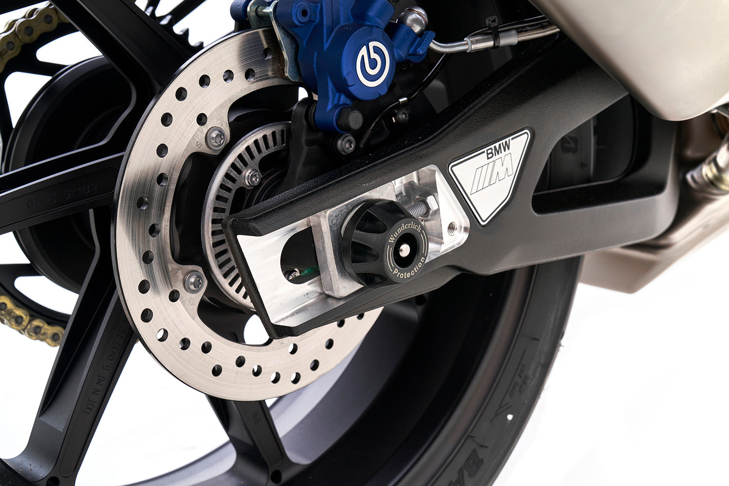 Wunderlich Protection Pads Doubleshock Rear | Black | BMW F 900 GS -   Pyramid Motorcycle Accessories