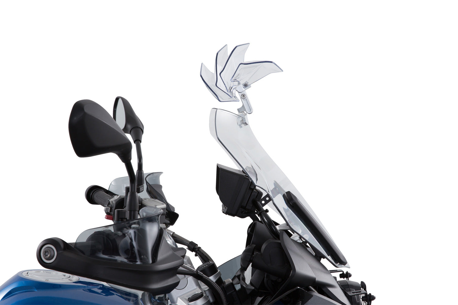 Wunderlich Vario-Ergo 3D+ Spoiler Attachment | Clear -   Pyramid Motorcycle Accessories