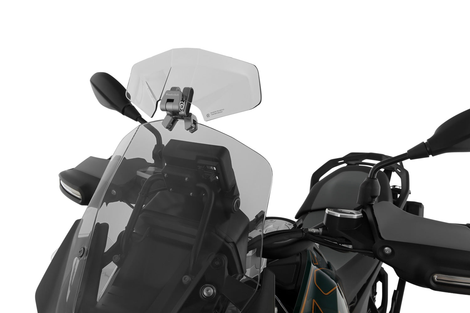 Wunderlich Windshield Extension Vario-ergo 3D+ | Smoked Grey -   Pyramid Motorcycle Accessories