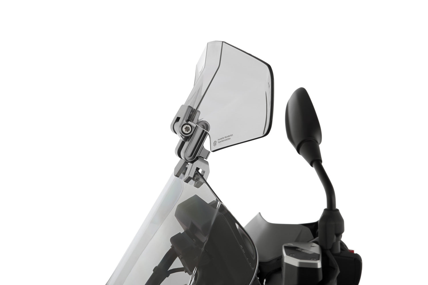 Wunderlich Windshield Extension Vario-ergo 3D+ | Smoked Grey -   Pyramid Motorcycle Accessories