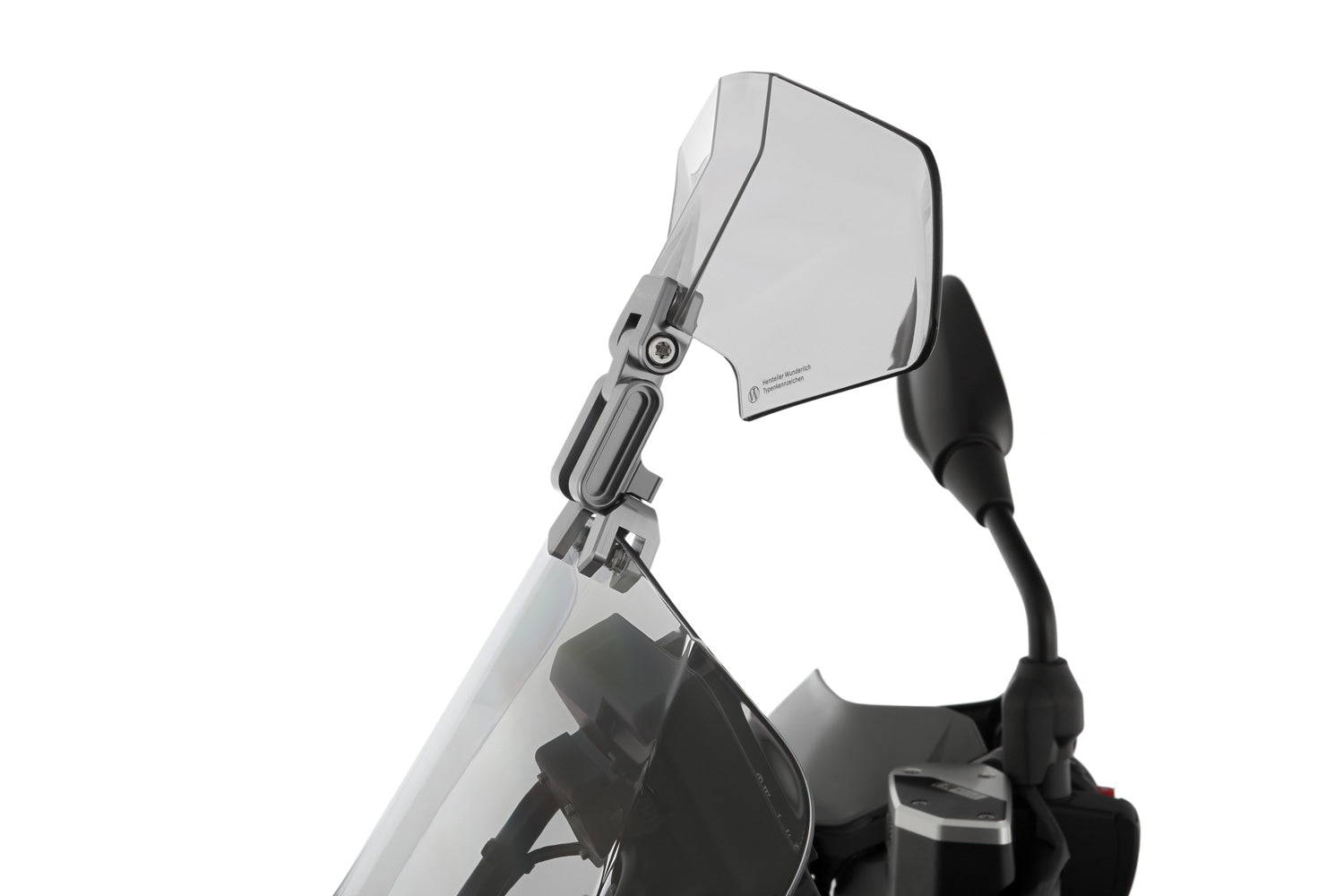 Wunderlich Windshield Extension Vario-ergo 3D+ | Smoked Grey -   Pyramid Motorcycle Accessories