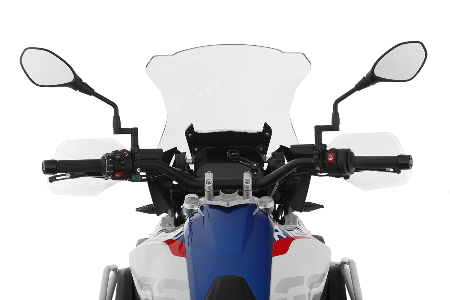 Wunderlich Windshield Marathon with Windshield Reinforcement | Smoked Grey -   Pyramid Motorcycle Accessories