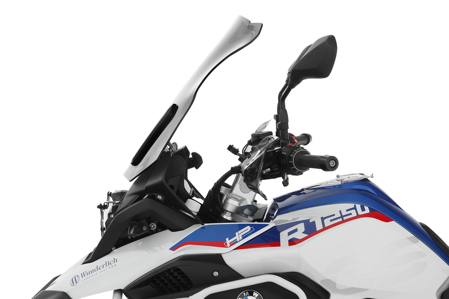 Wunderlich Windshield Marathon | Light Smoke | BMW R 1250 GS Adventure -   Pyramid Motorcycle Accessories