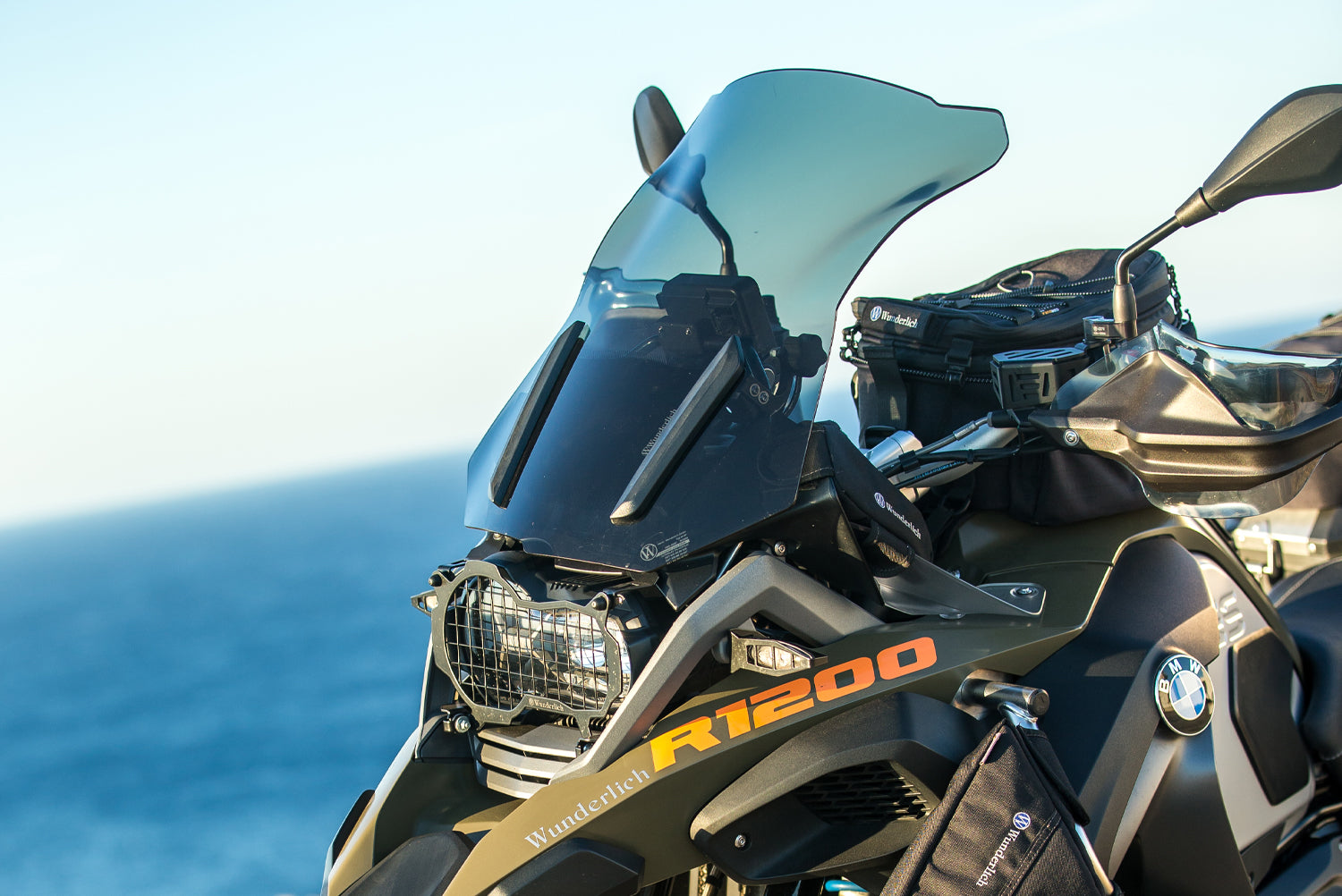 Wunderlich Windshield Marathon | Light Smoke | BMW R 1250 GS Adventure -   Pyramid Motorcycle Accessories
