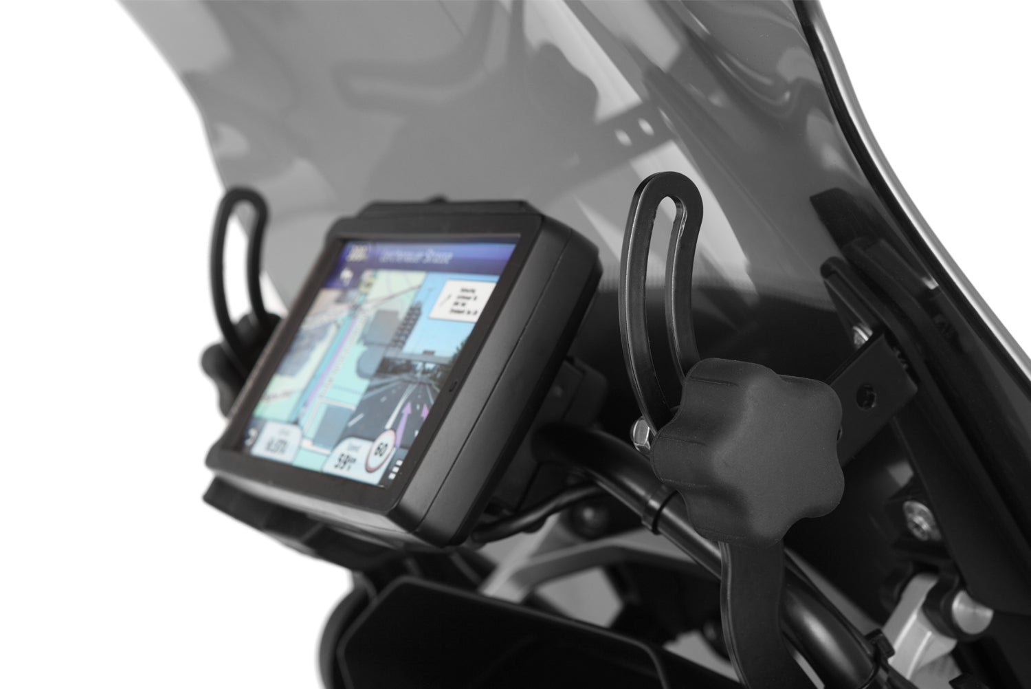 Wunderlich Windshield Marathon with Windshield Reinforcement | Smoked Grey -   Pyramid Motorcycle Accessories