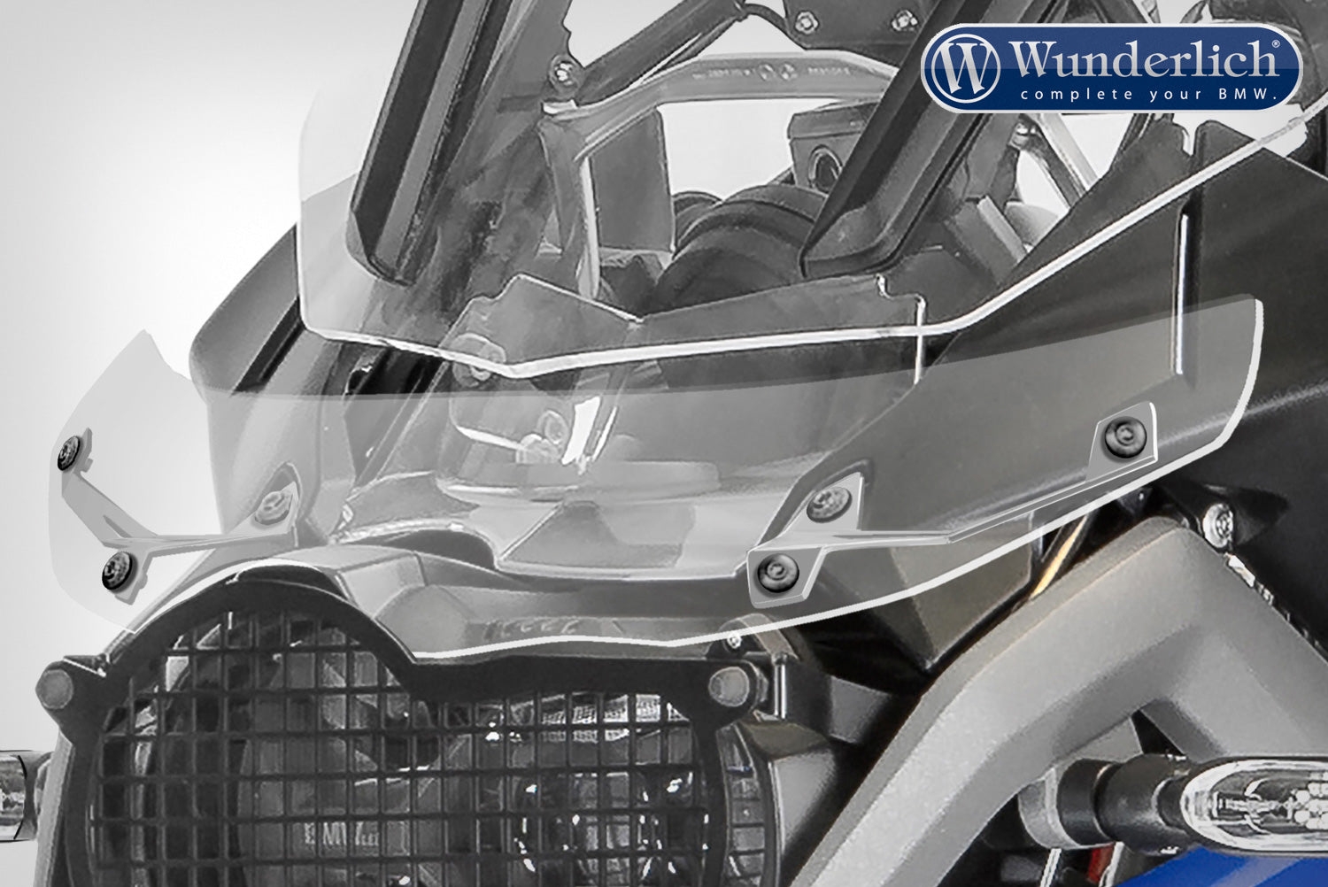 Wunderlich Hand Guard Extension Ergo | Smoked Grey -   Pyramid Motorcycle Accessories