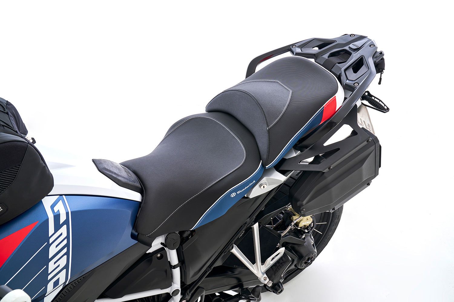 Wunderlich Aktivkomfort Rider Seat with Seat Heating Smart Standard | Black -   Pyramid Motorcycle Accessories