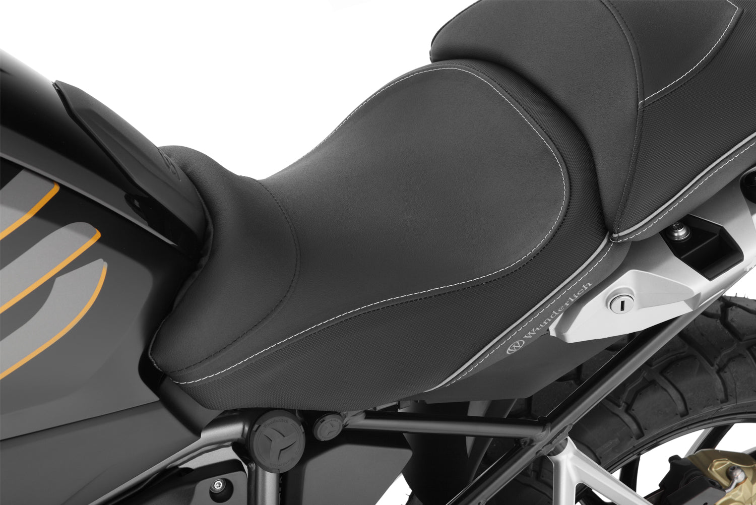 Wunderlich Aktivkomfort Rider Seat | Black -   Pyramid Motorcycle Accessories