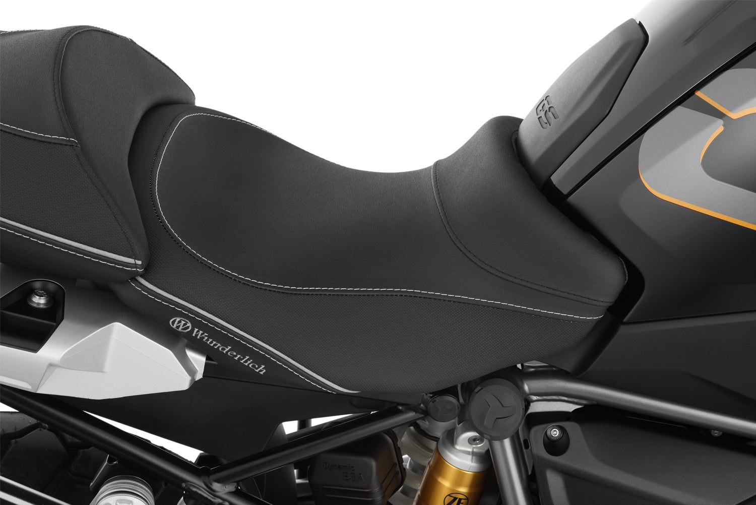 Wunderlich Aktivkomfort Rider Seat | Black -   Pyramid Motorcycle Accessories