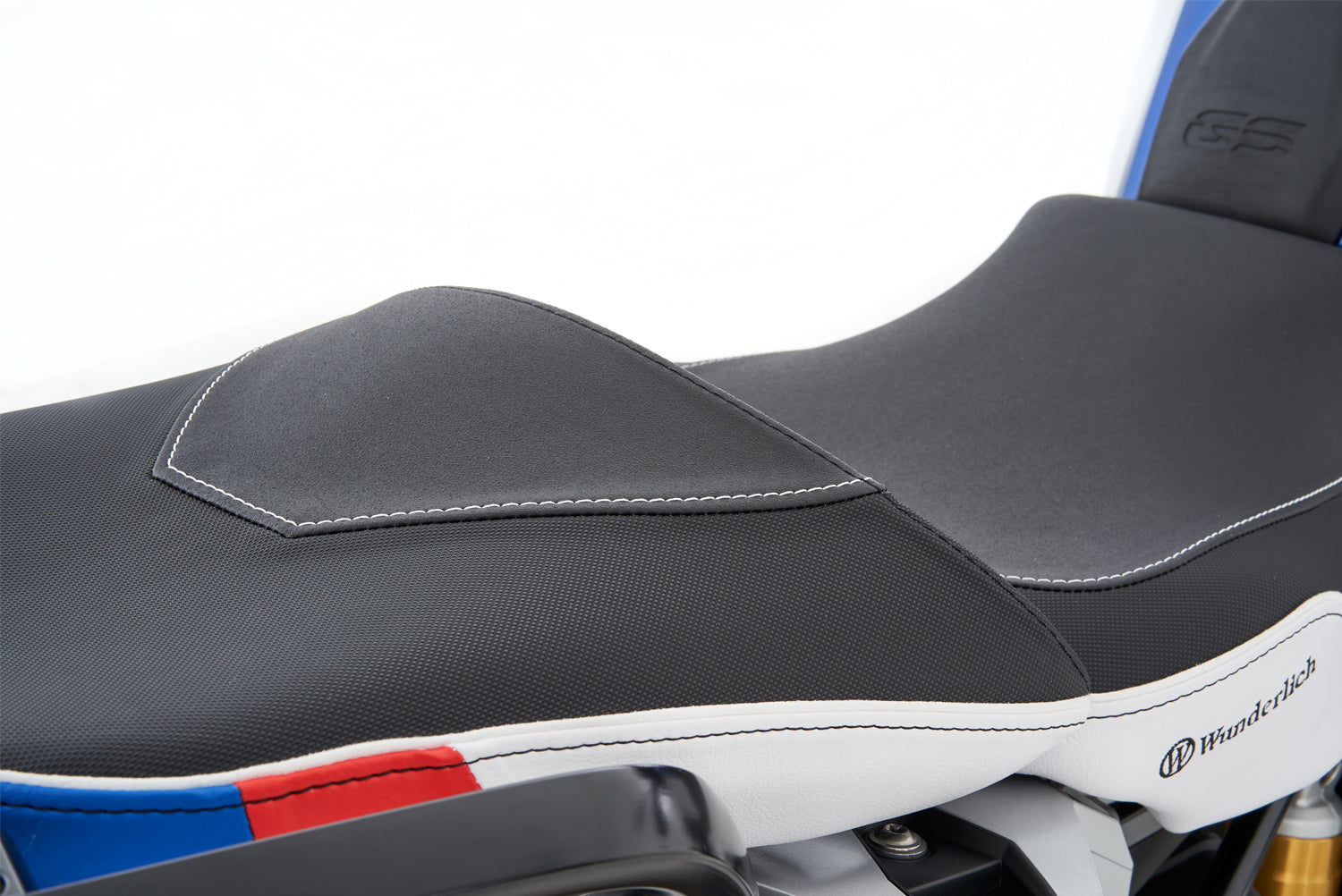 Wunderlich Aktivkomfort Passenger Seat with Heating Smart Plug | Black -   Pyramid Motorcycle Accessories